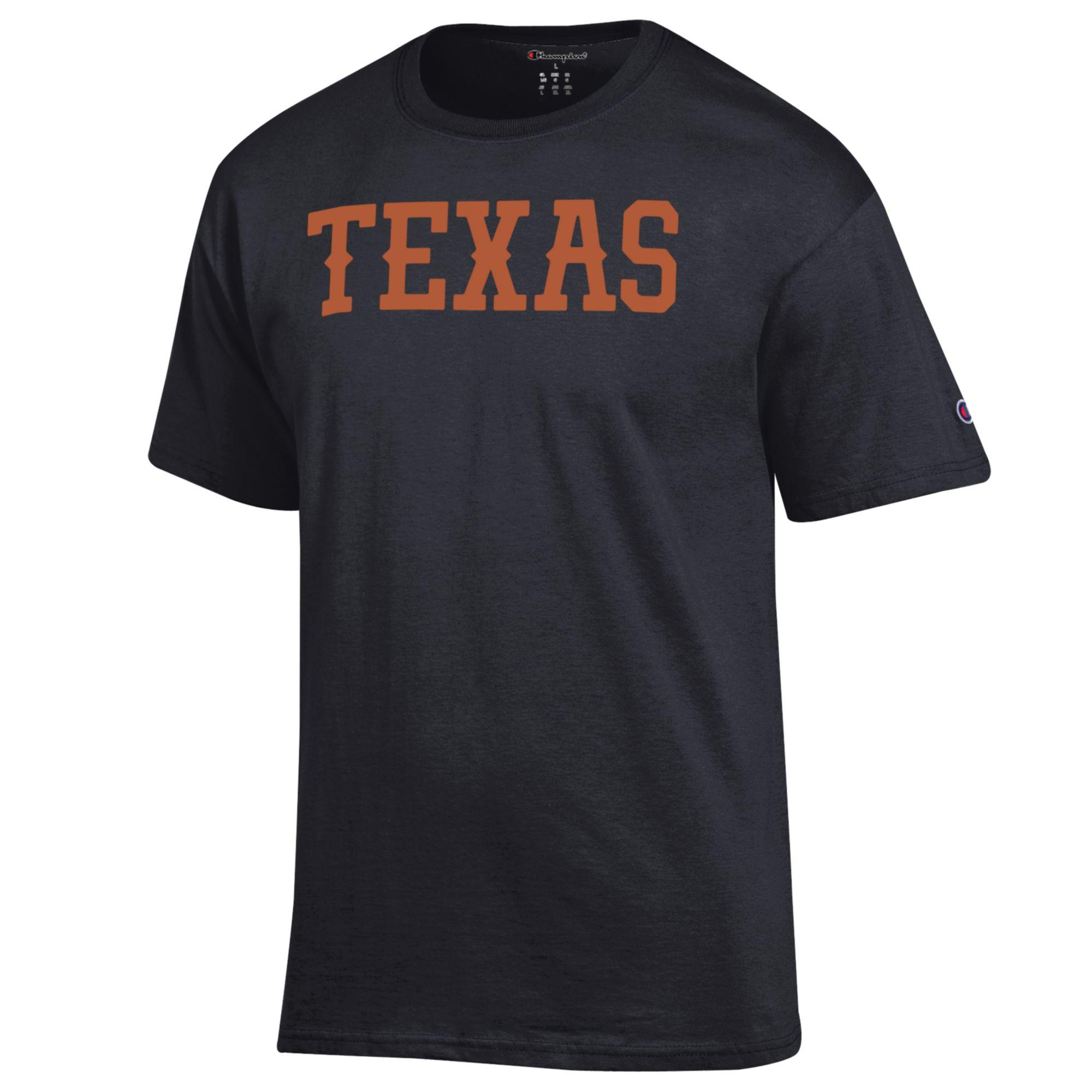 Champion Texas Longhorns Western Font Tee