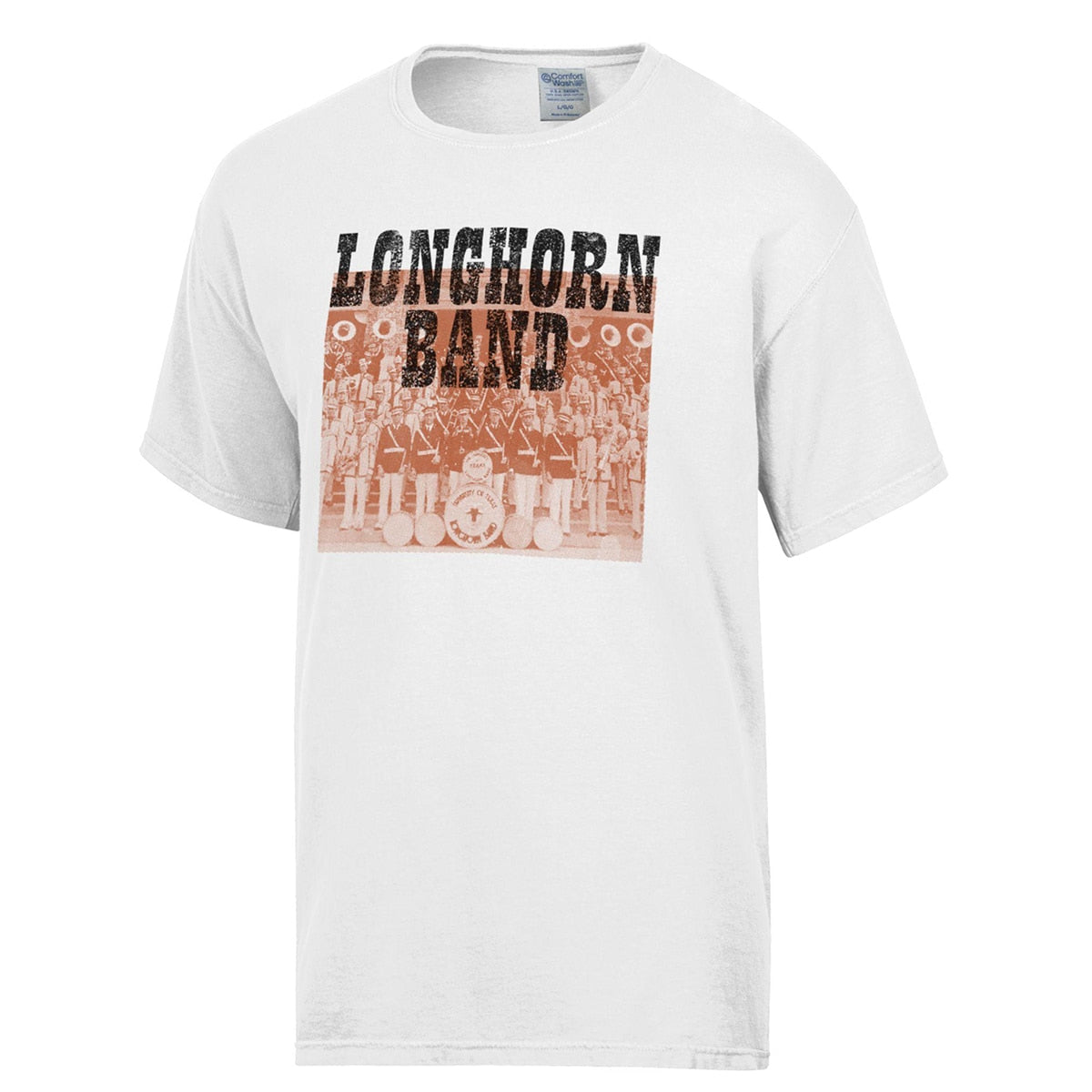 University of Texas Longhorn Band Vintage Band Photo ComfortWash Tee