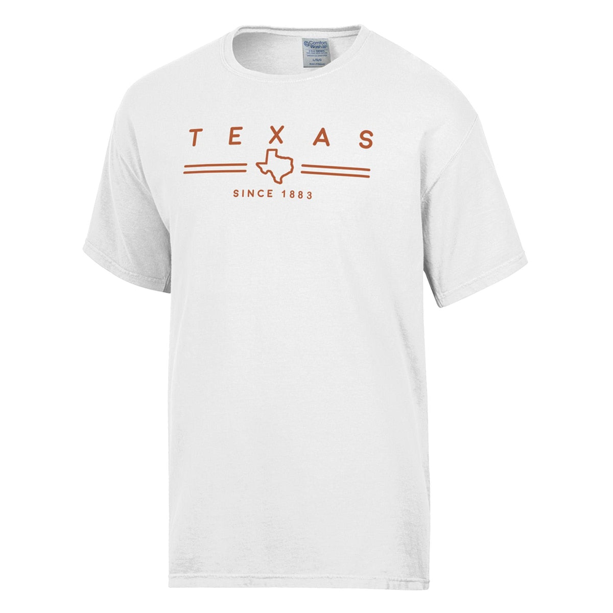 Texas Longhorns Texas over State Outline ComfortWash Tee