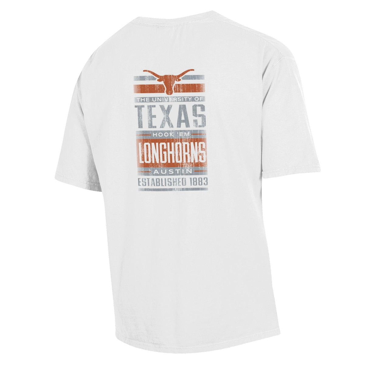Texas Longhorns Distressed Everything Pocket ComfortWash Tee