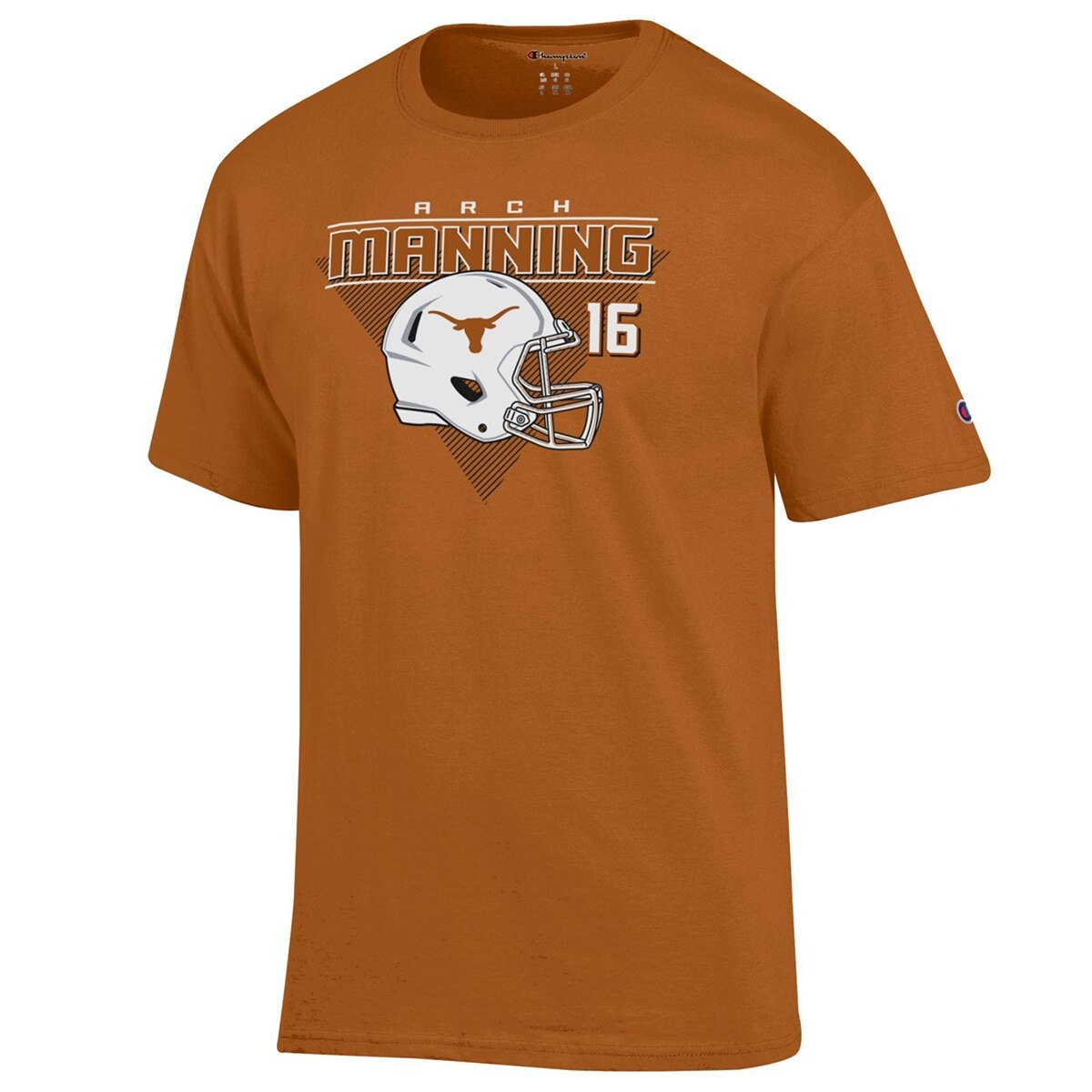 Arch Manning #16 NIL Texas Longhorns 90s Helmet T-Shirt