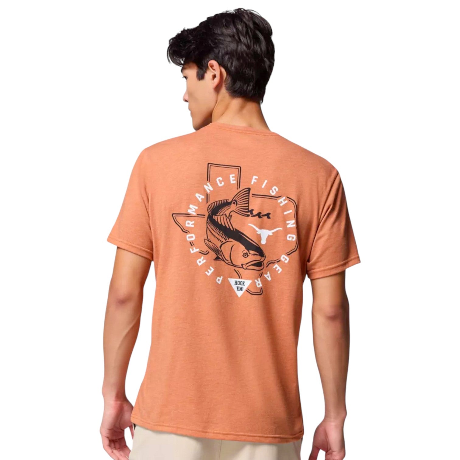 Columbia Texas Longhorns Heather Tee