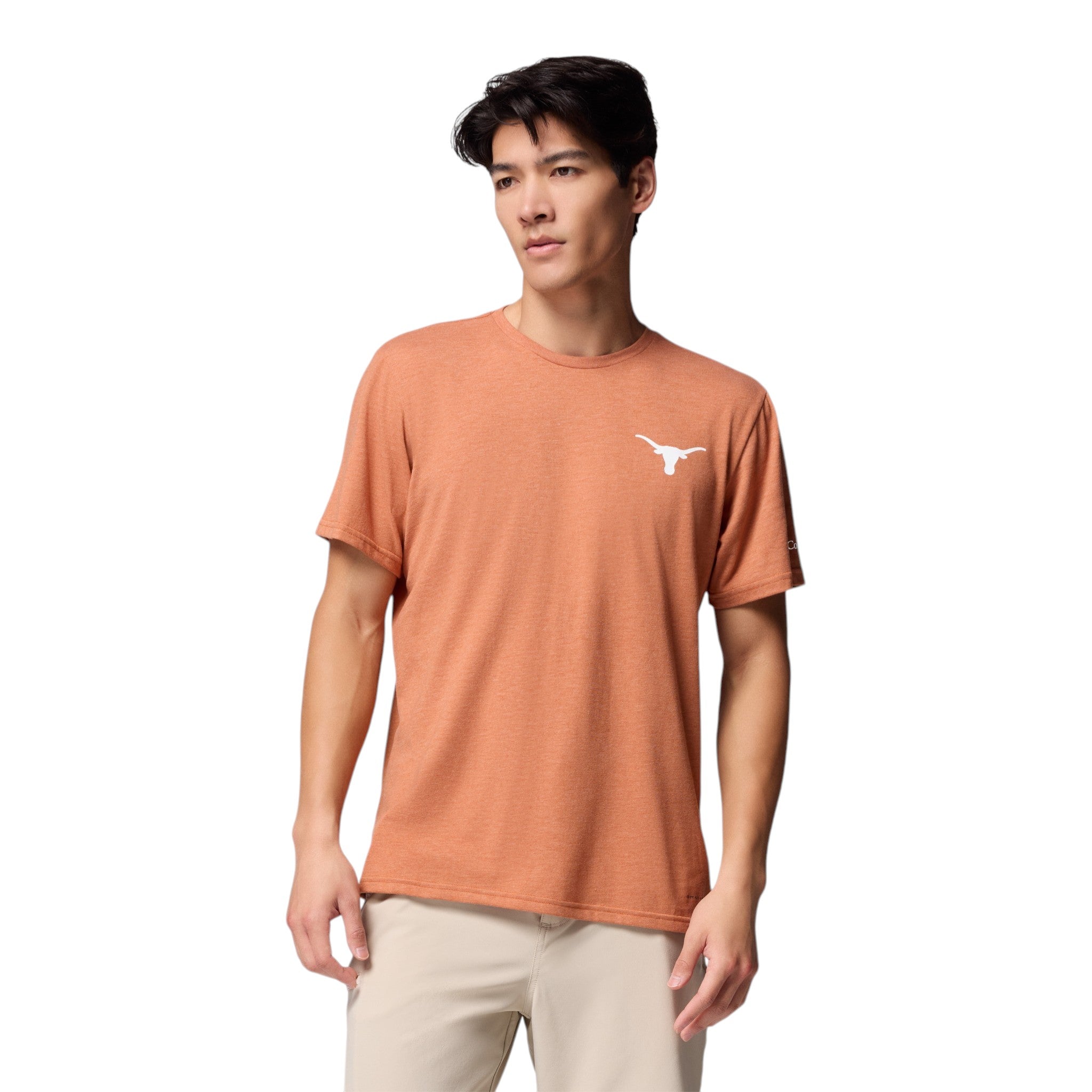 Columbia Texas Longhorns Heather Tee Burnt Orange