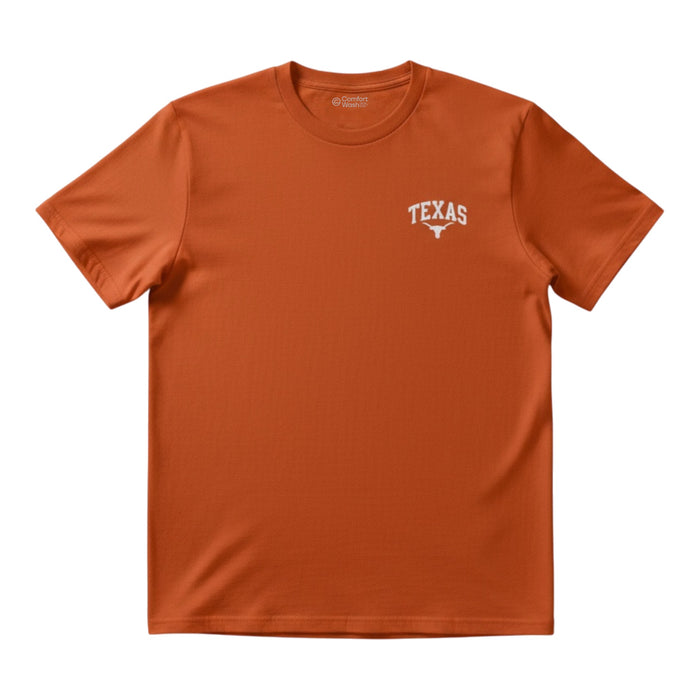 Texas Longhorns Embroidered ComfortWash Tee