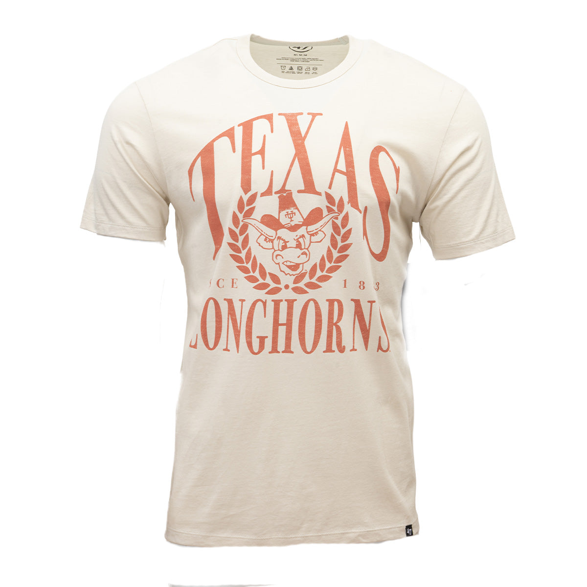 Texas Longhorns '47 Franklin Laurels Vault Bevo Tee