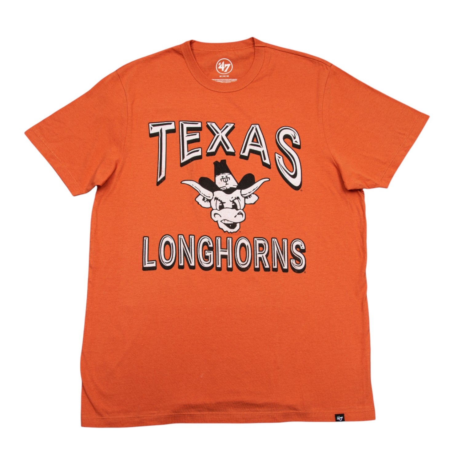 Texas Longhorns '47 Franklin Spellout Vault Bevo Tee