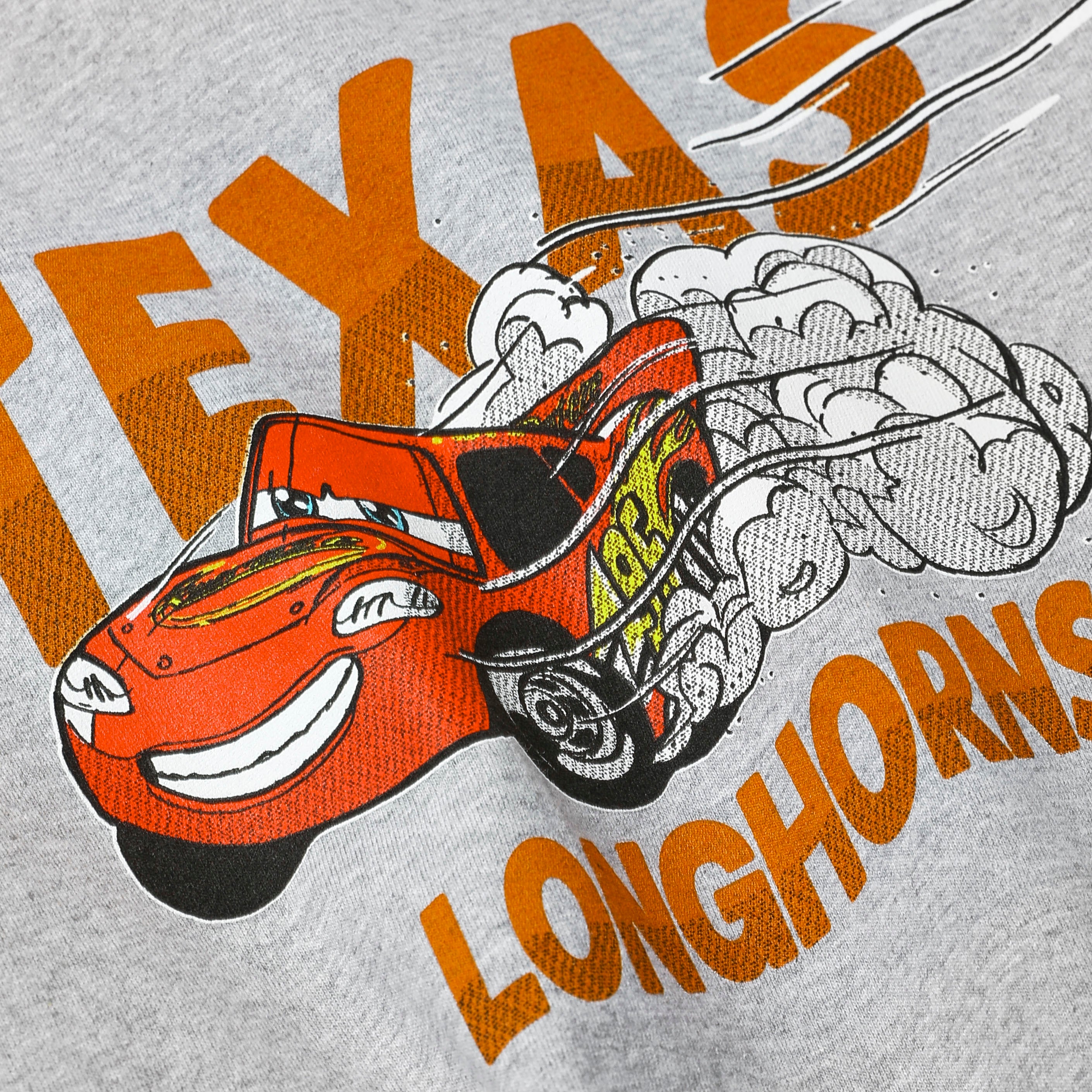 Texas Longhorns Disney Lightning McQueen Cars Max Speed Tee