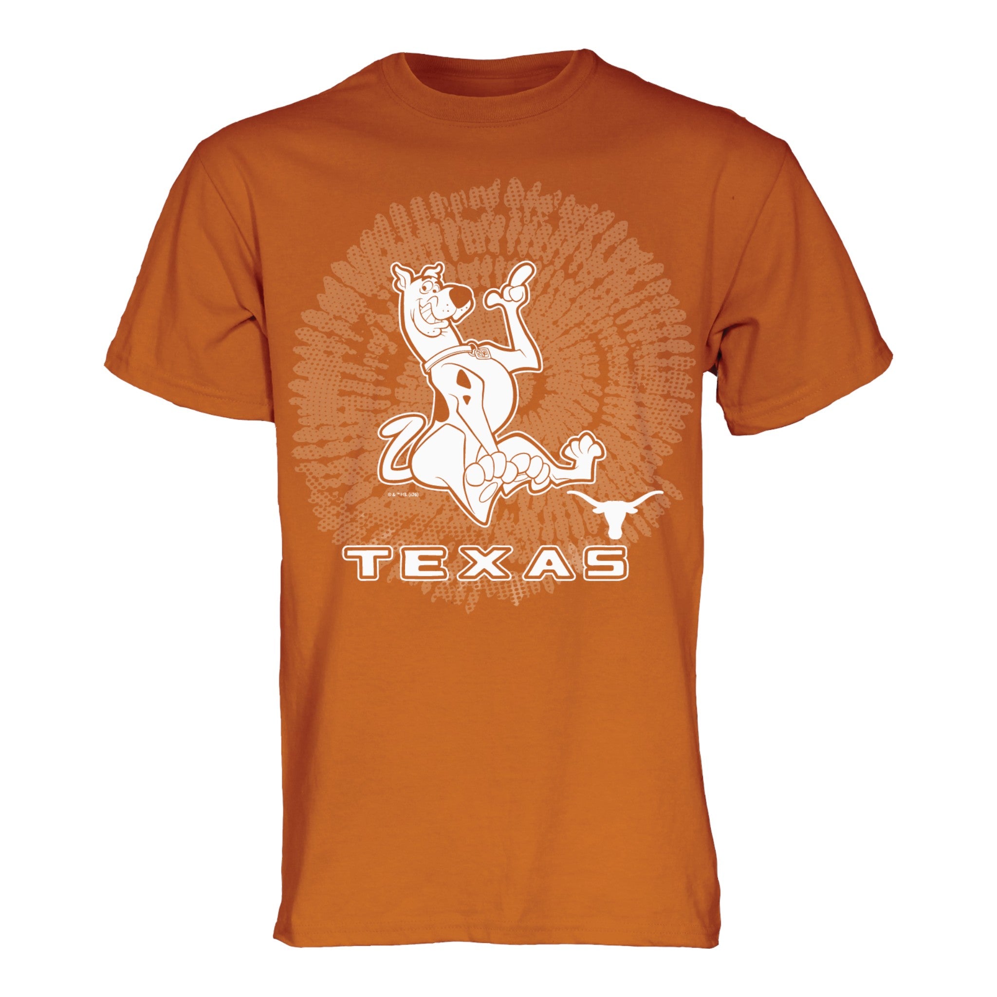Texas Longhorns Looney Tunes Trippy Scooby Tee