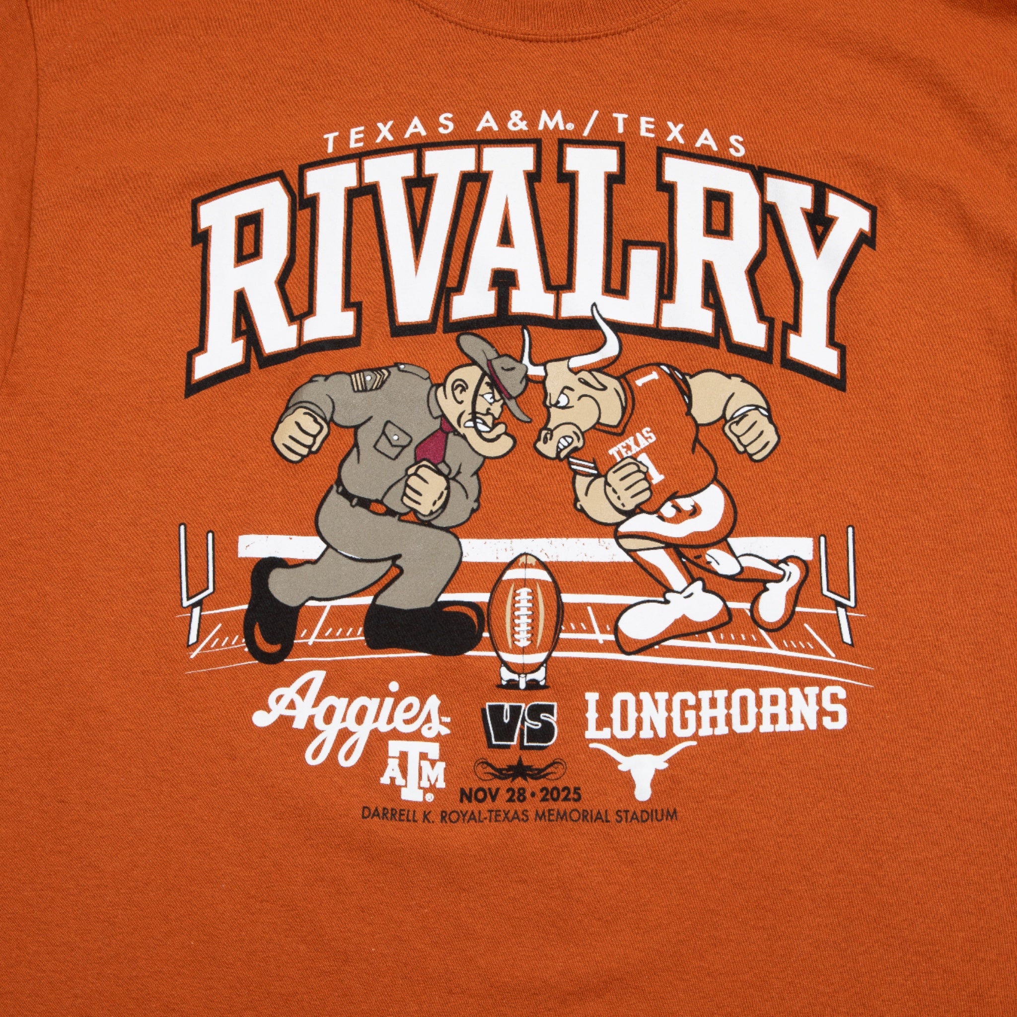 Champion Texas Longhorns Standing Mascot Tee