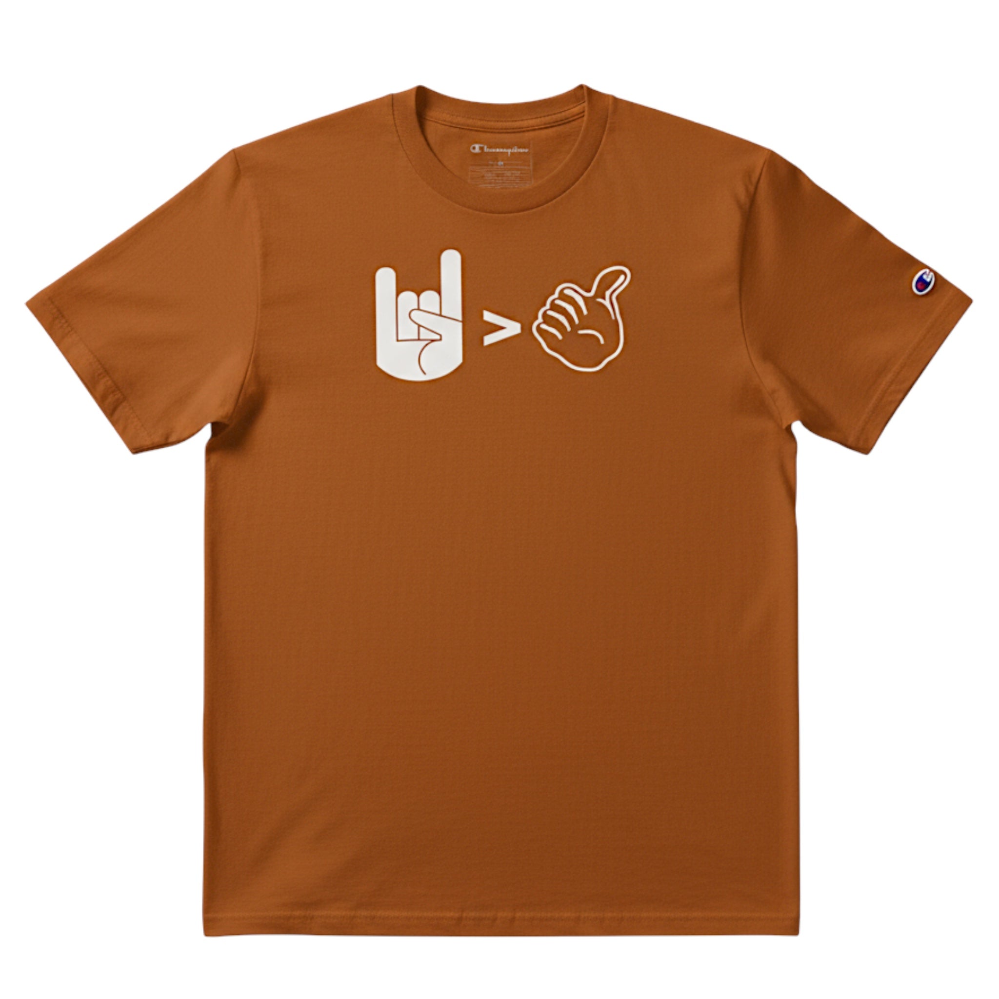 Champion Hook 'em Greater Than Tee