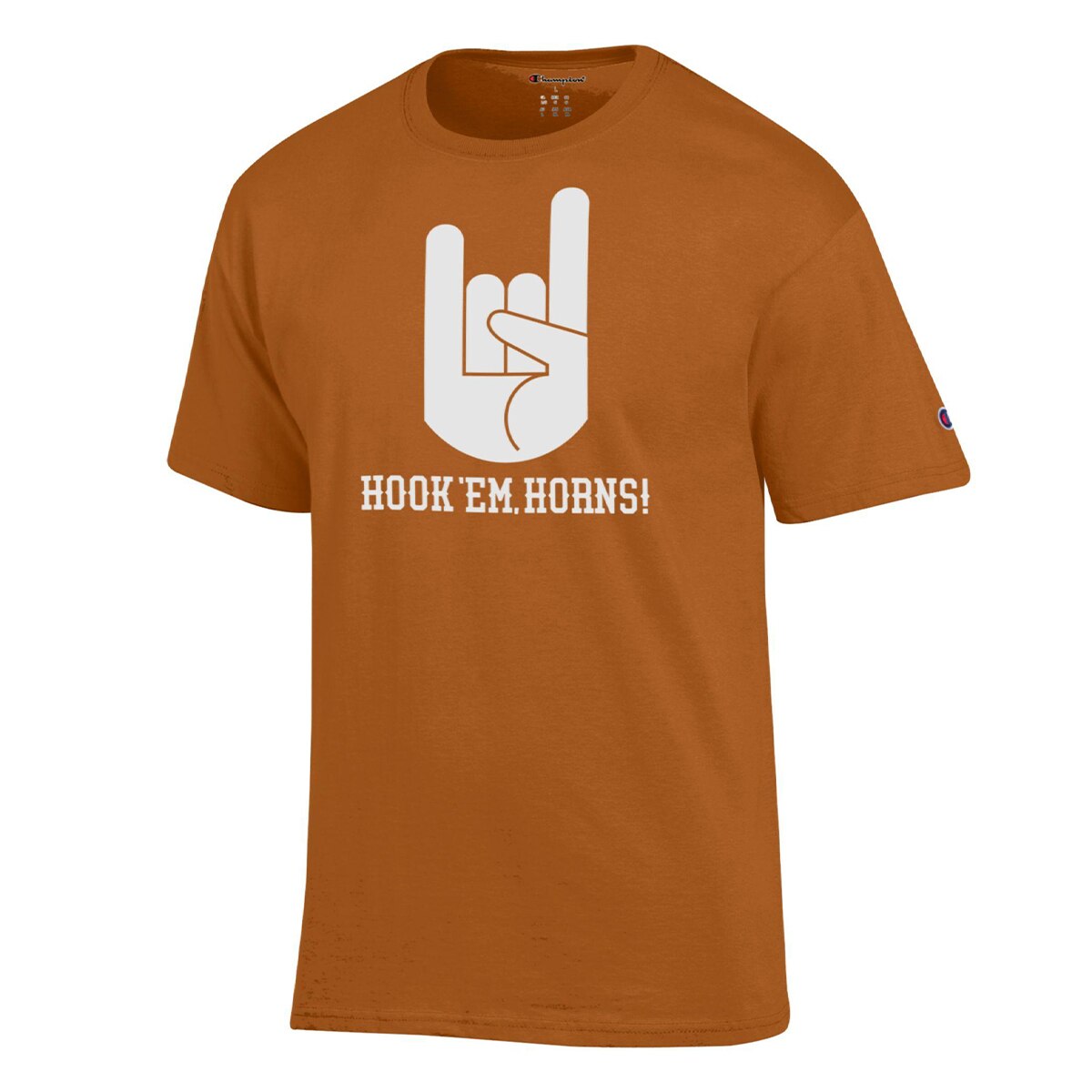 Champion Hook 'em Hand Sign Tee