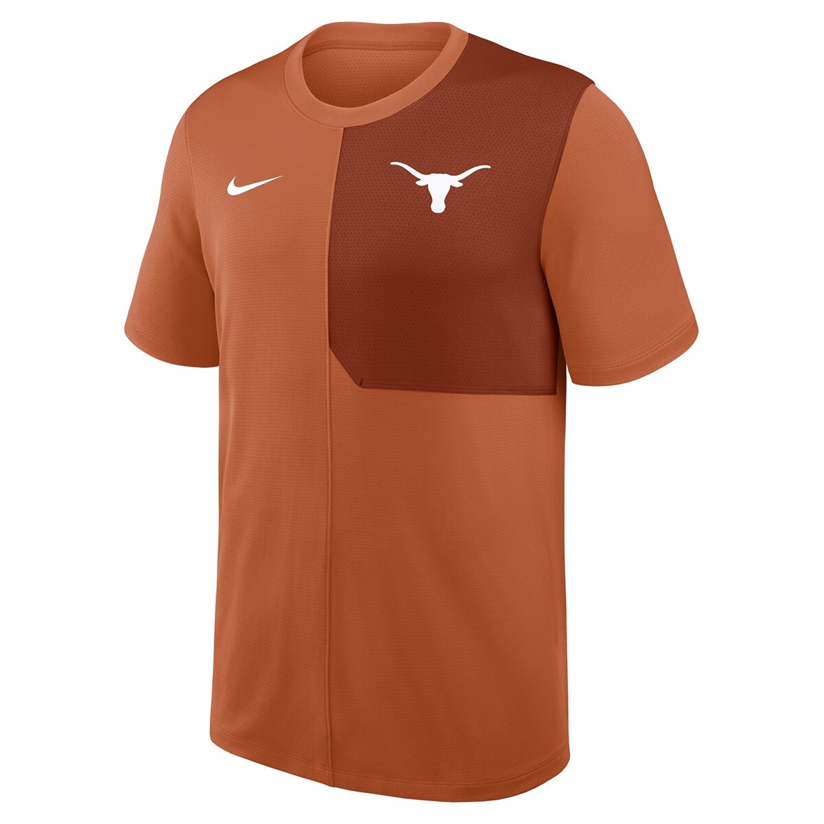 Texas Longhorns Nike Sideline Mesh Panel Coach Tee