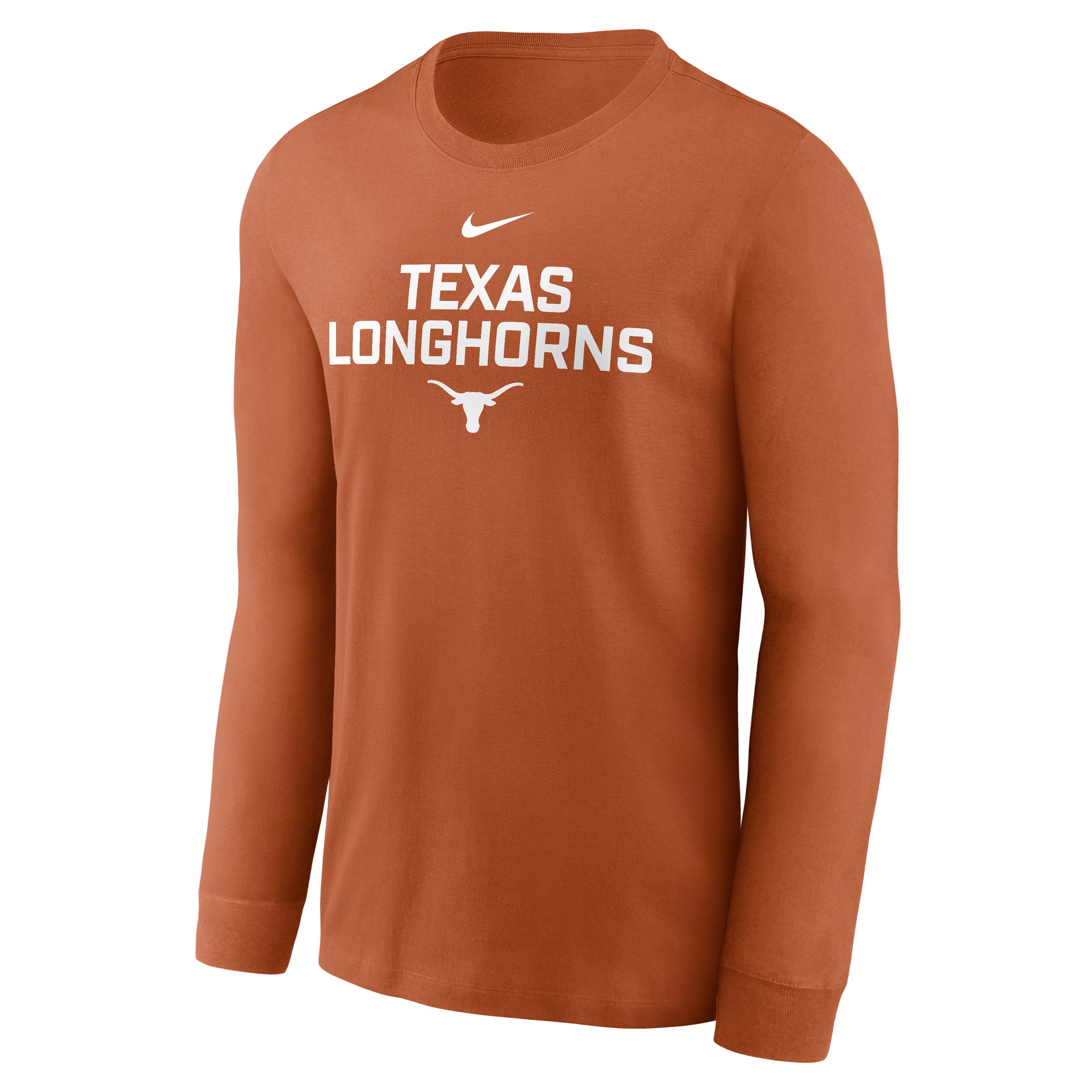 Nike Texas Longhorns Sideline Block Legend Long Sleeve Tee