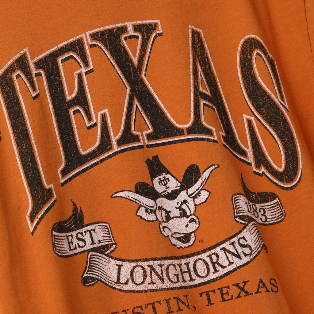 Texas Longhorns Vault Bevo Established Ribbon Tee