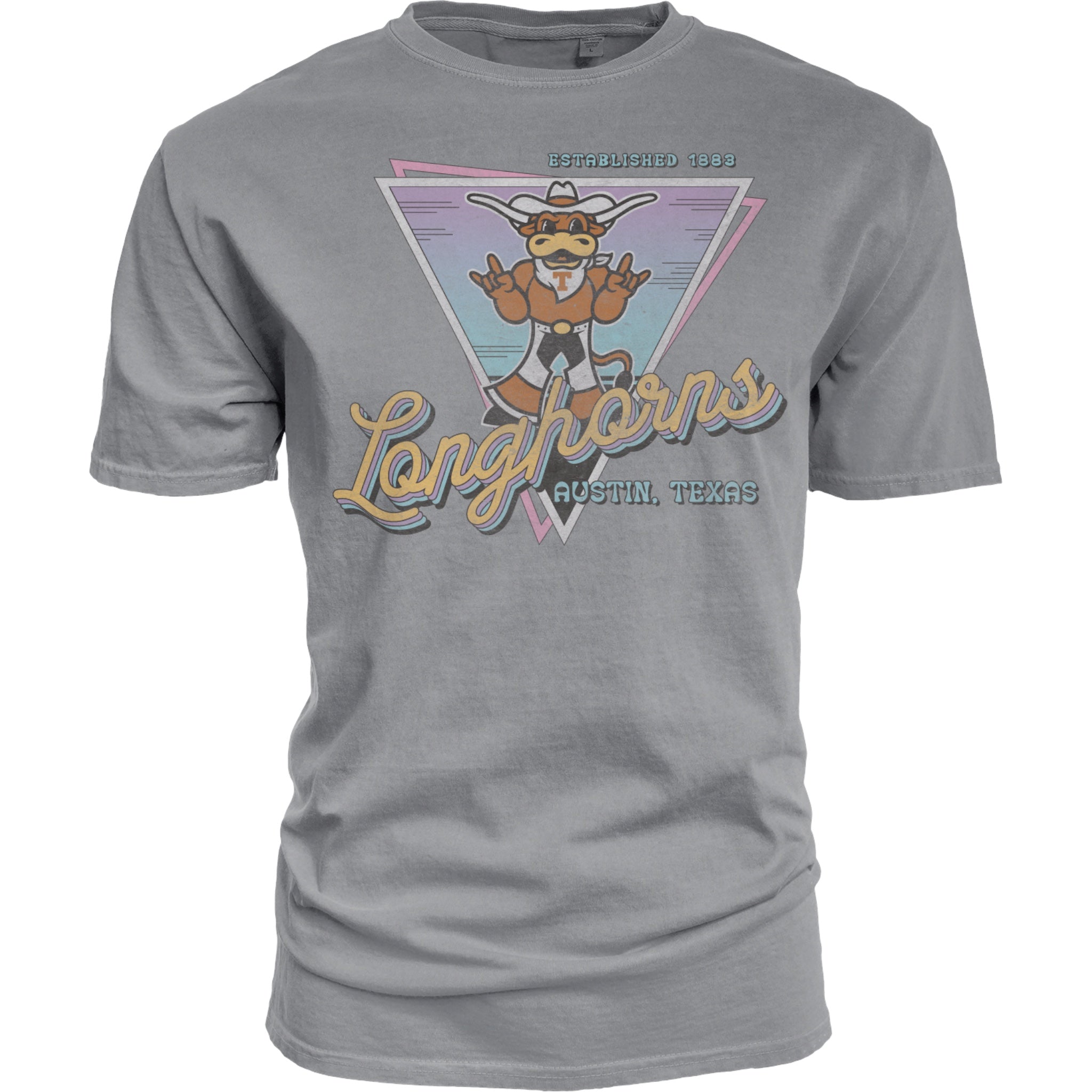 Texas Longhorns Vault Hook'em in Triangles Tee