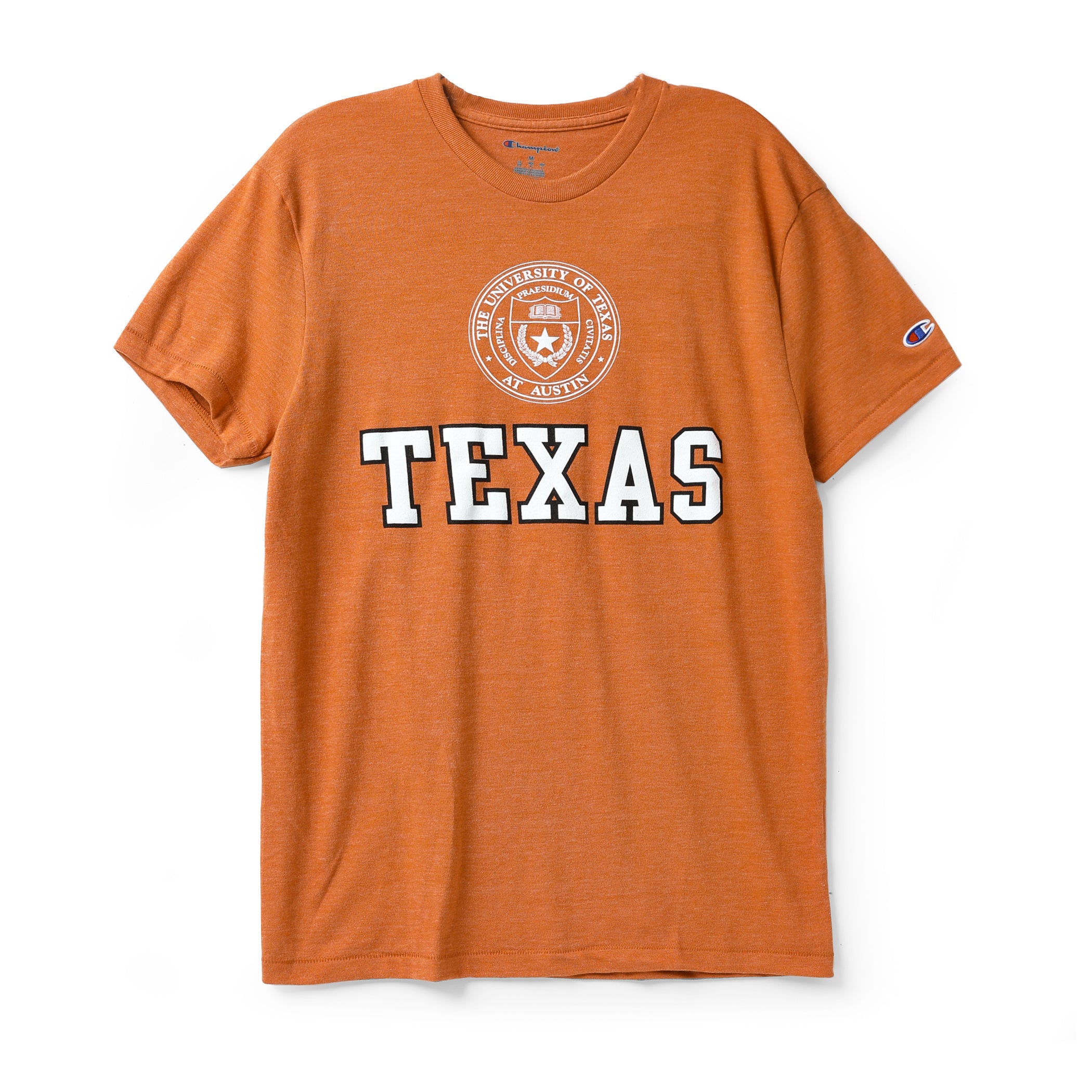 Champion University of Texas Block Presidential Seal Tri-Blend Tee