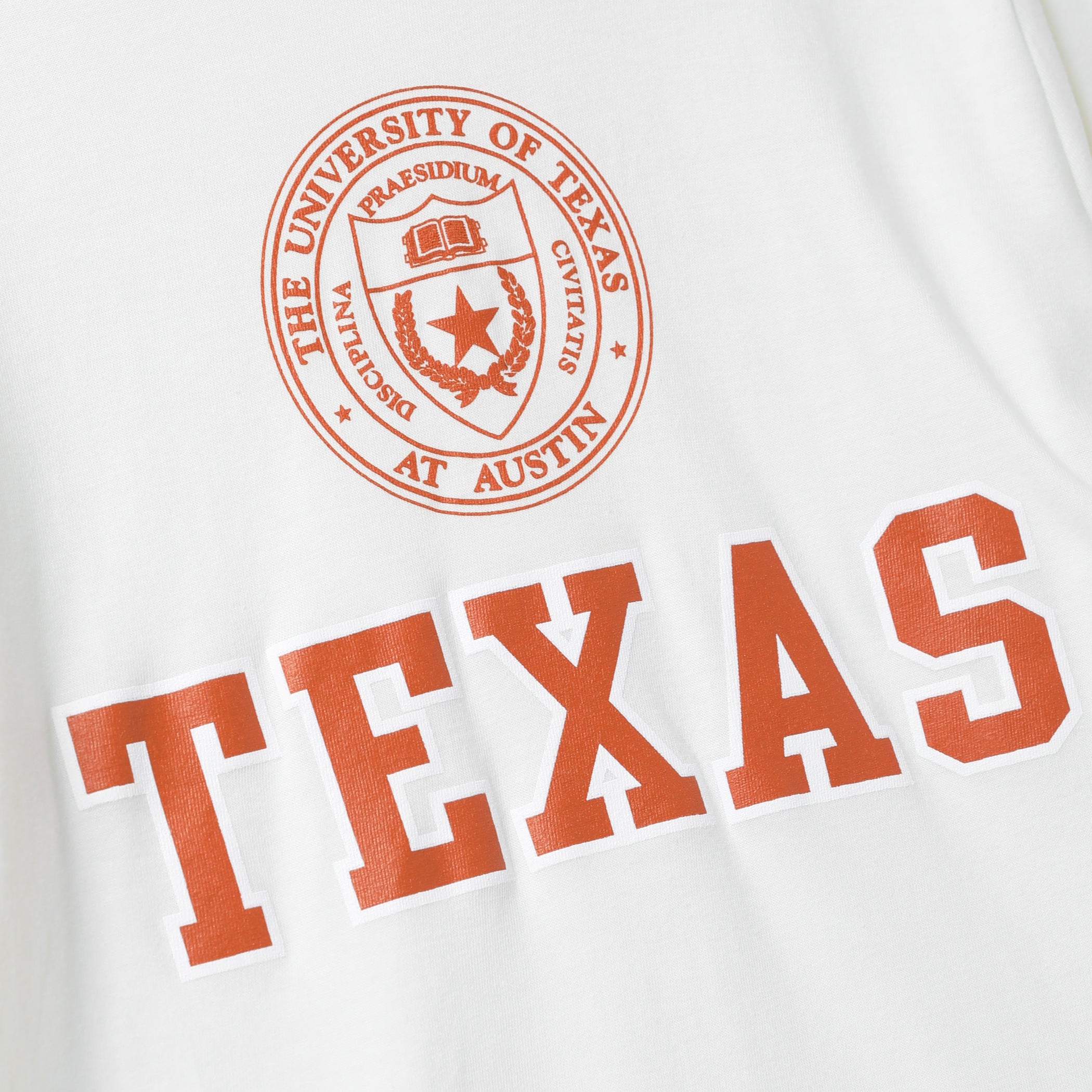Champion University of Texas Block Presidential Seal Tri-Blend Long Sleeve Tee