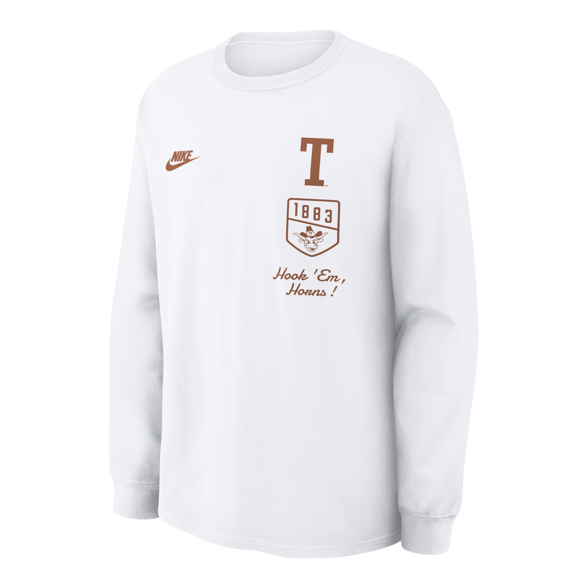 Nike Texas Longhorns Max90 Legacy Multi Long Sleeve Tee