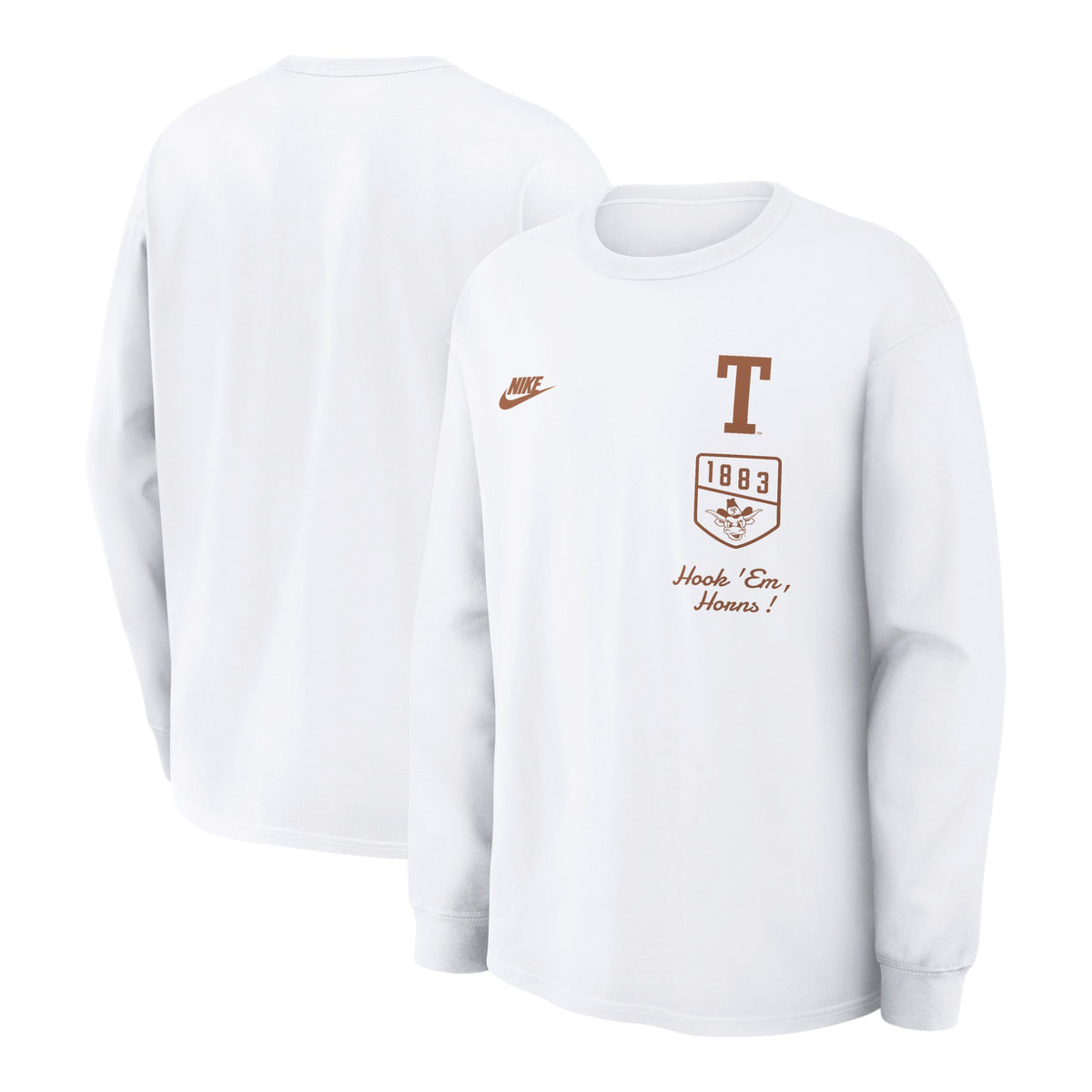 Nike Texas Longhorns Max90 Legacy Multi Long Sleeve Tee