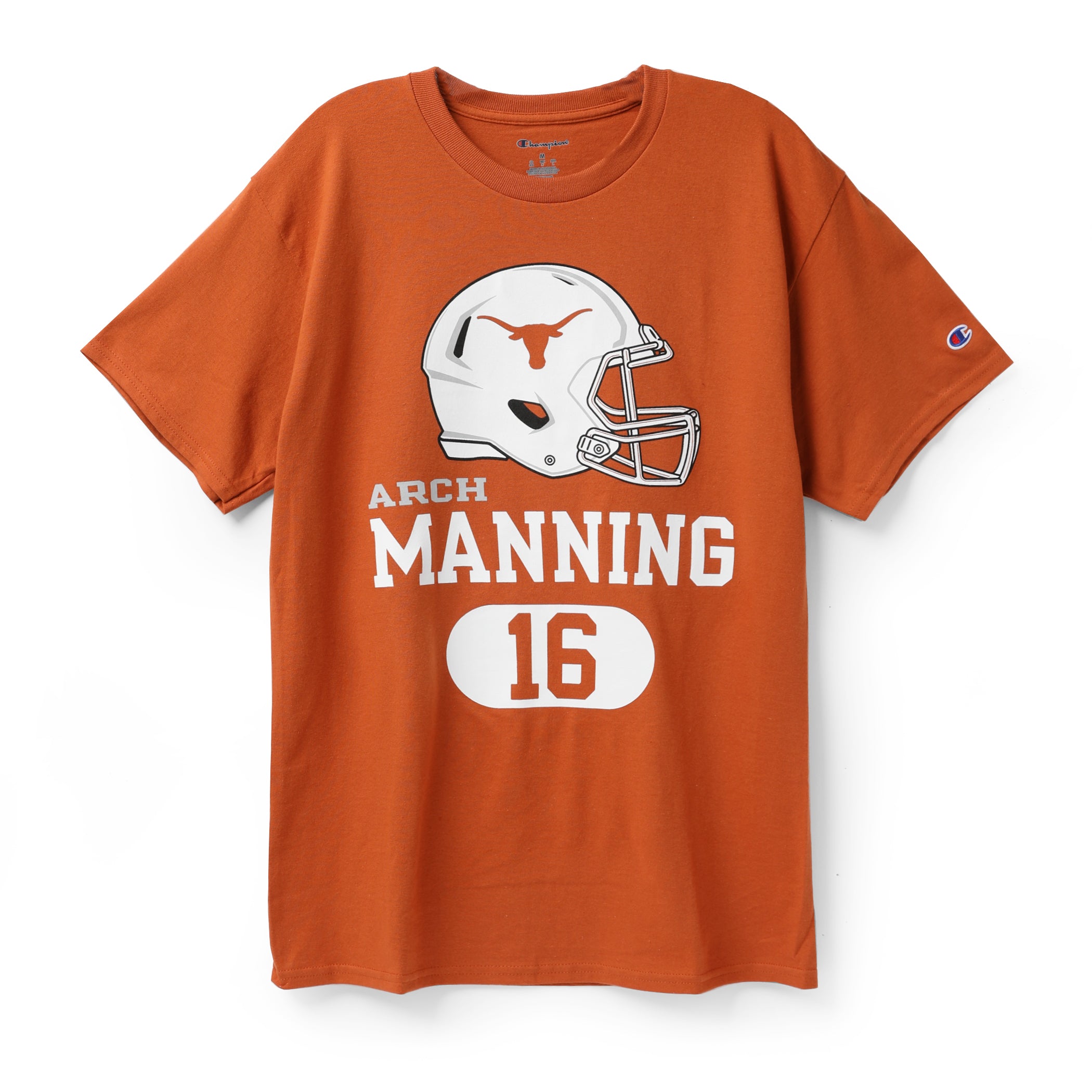 Champion Texas Longhorns NIL Manning Big Helmet Tee
