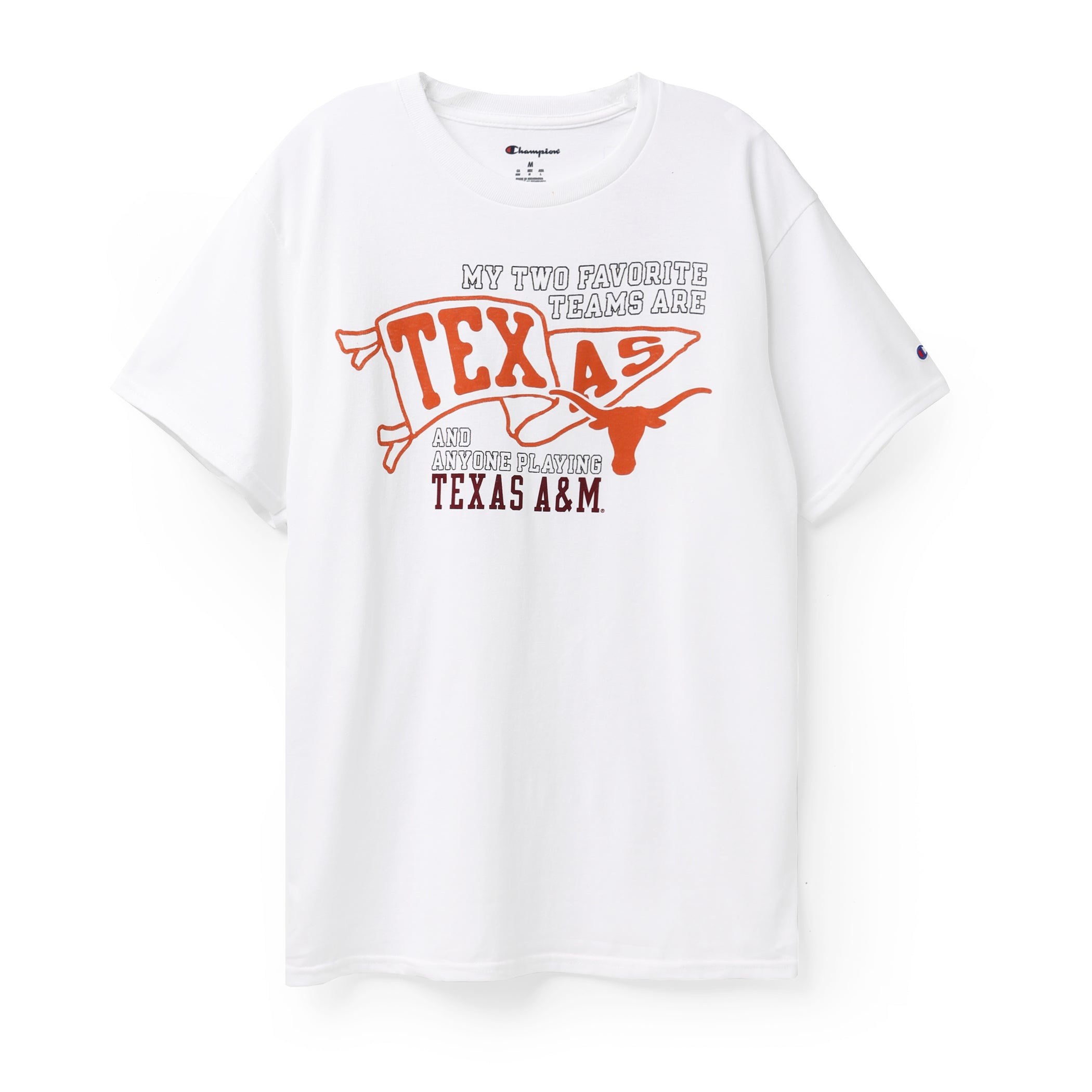 Champion Texas Longhorns My 2 Favorite Teams Tee