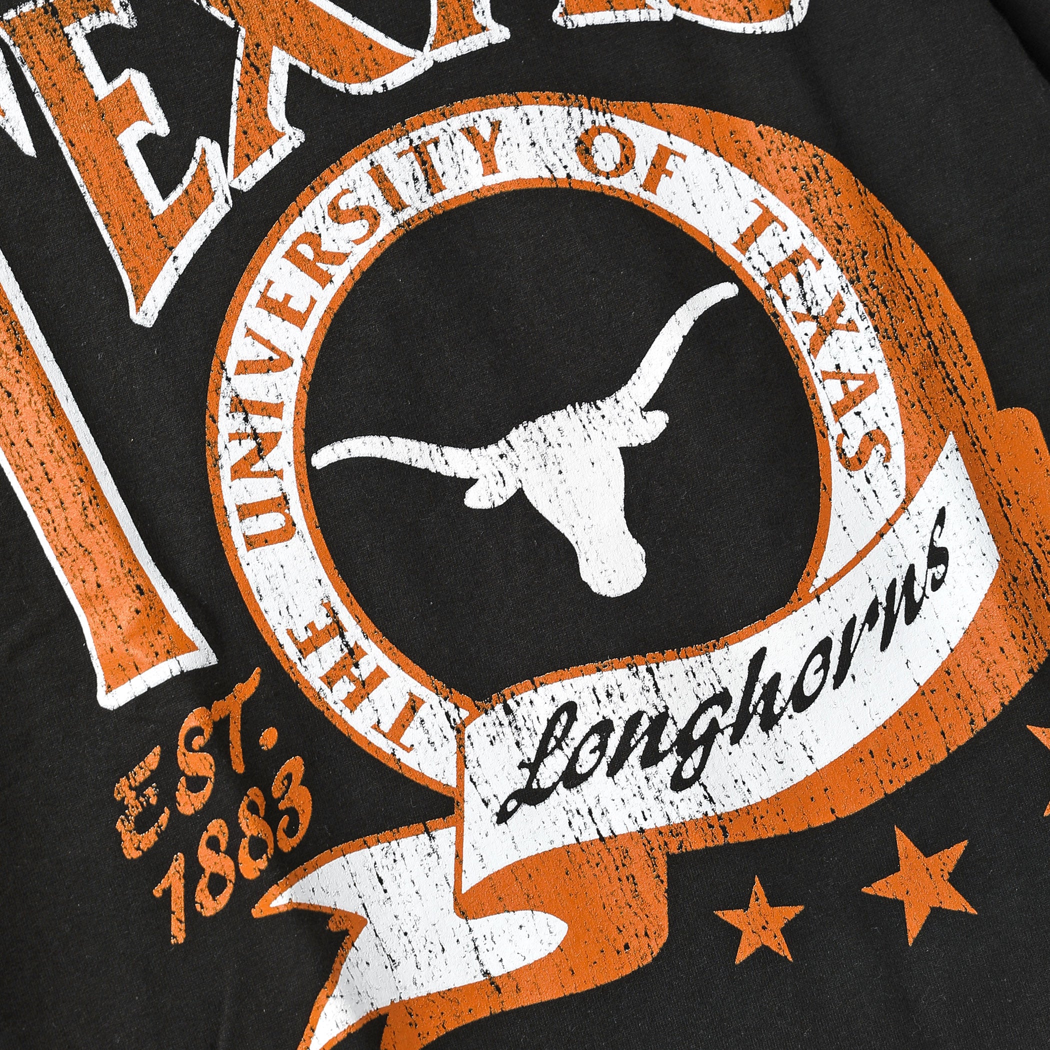Champion Texas Longhorns Tall T Ribbon Stars Tee