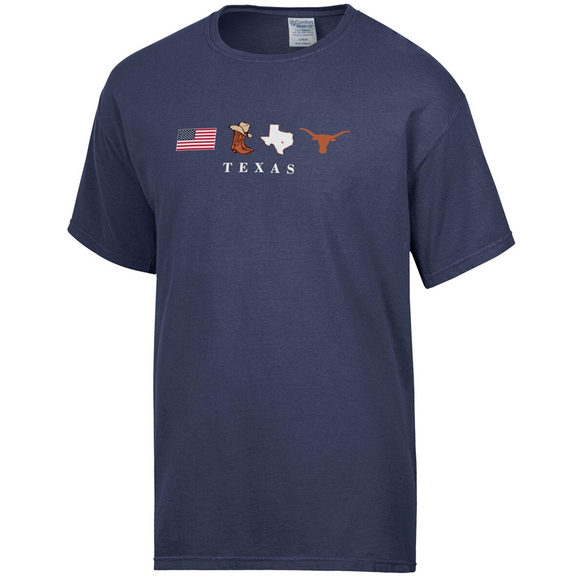 Texas Longhorns Americana ComfortWash Tee