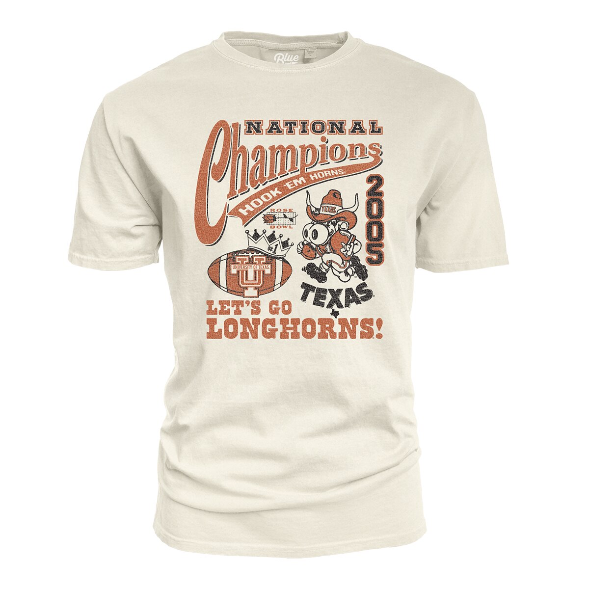 Texas Longhorns 20th Anniversary National Champions Running Bevo Tee | University Co-op