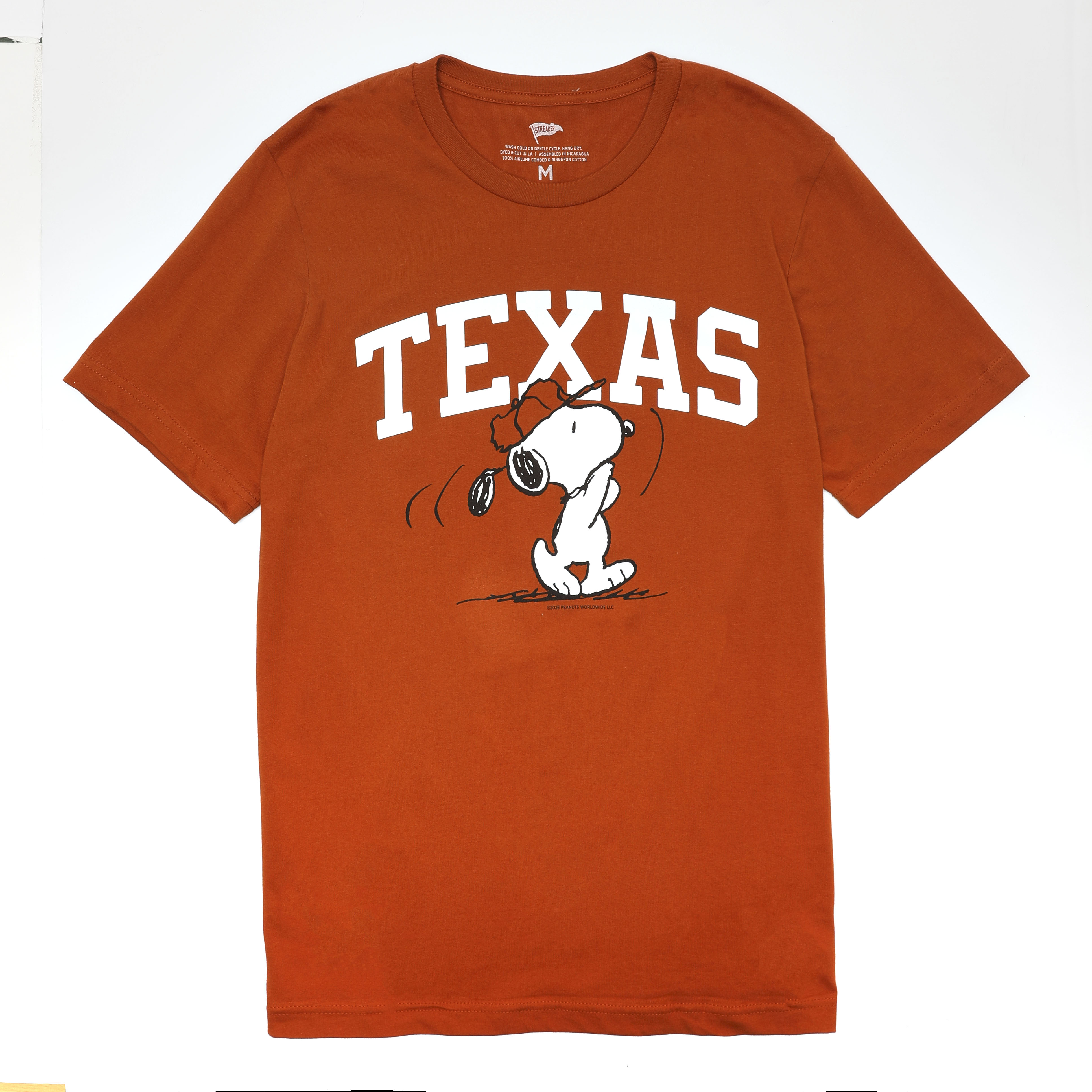 Snoopy Texas Golfer Tee