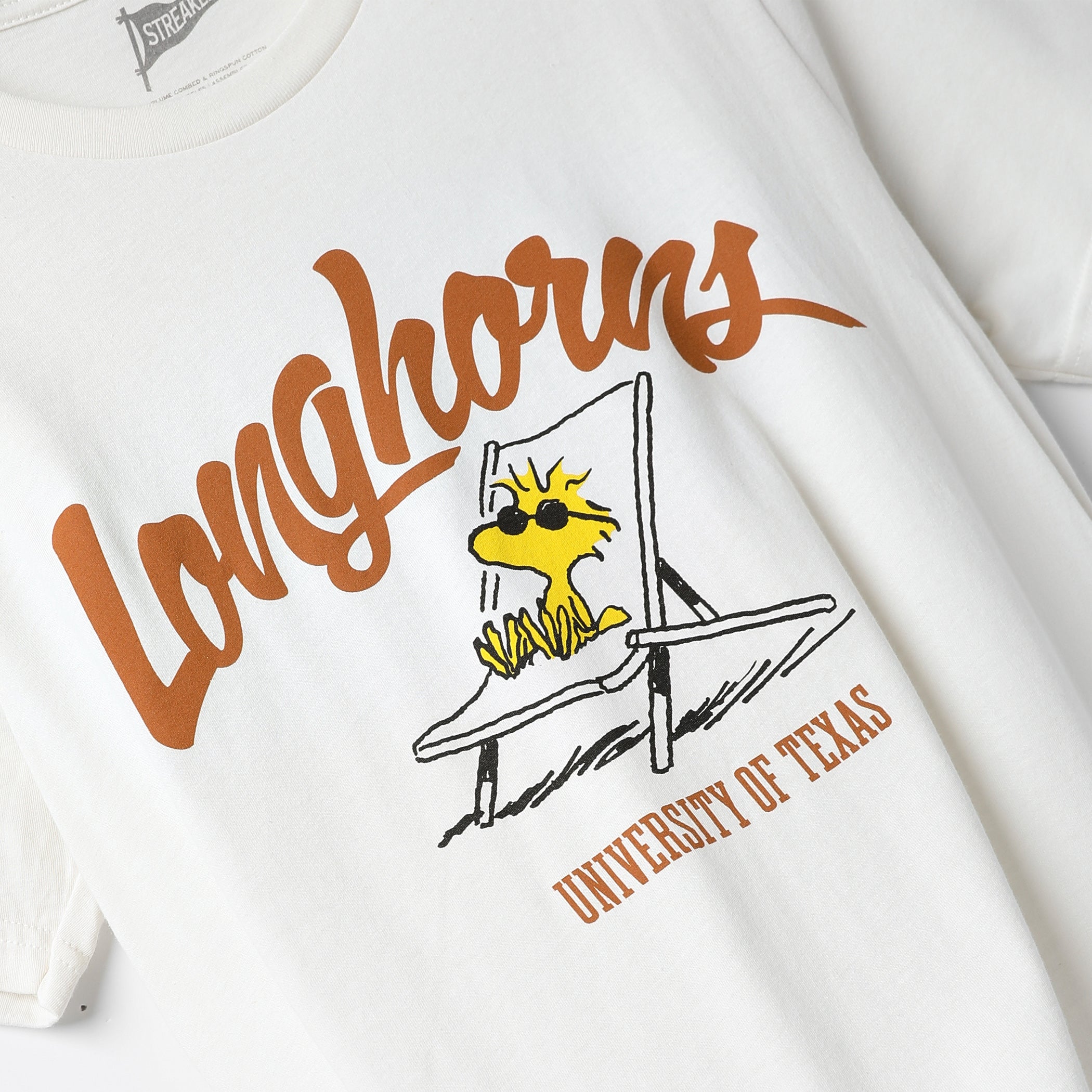 Texas Longhorns Peanuts Summertime Woodstock Tee