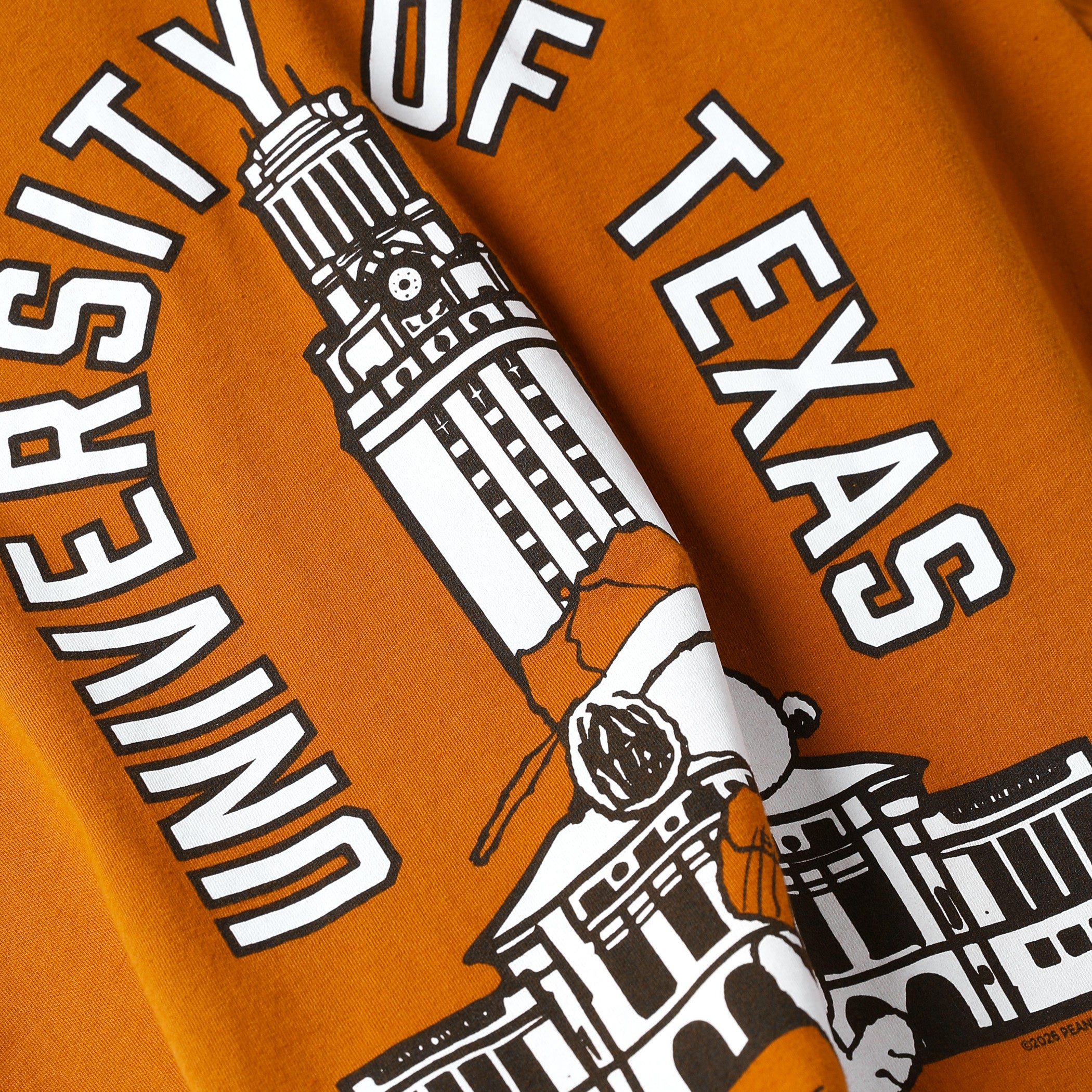 Texas Longhorns Snoopy with Tower Tee