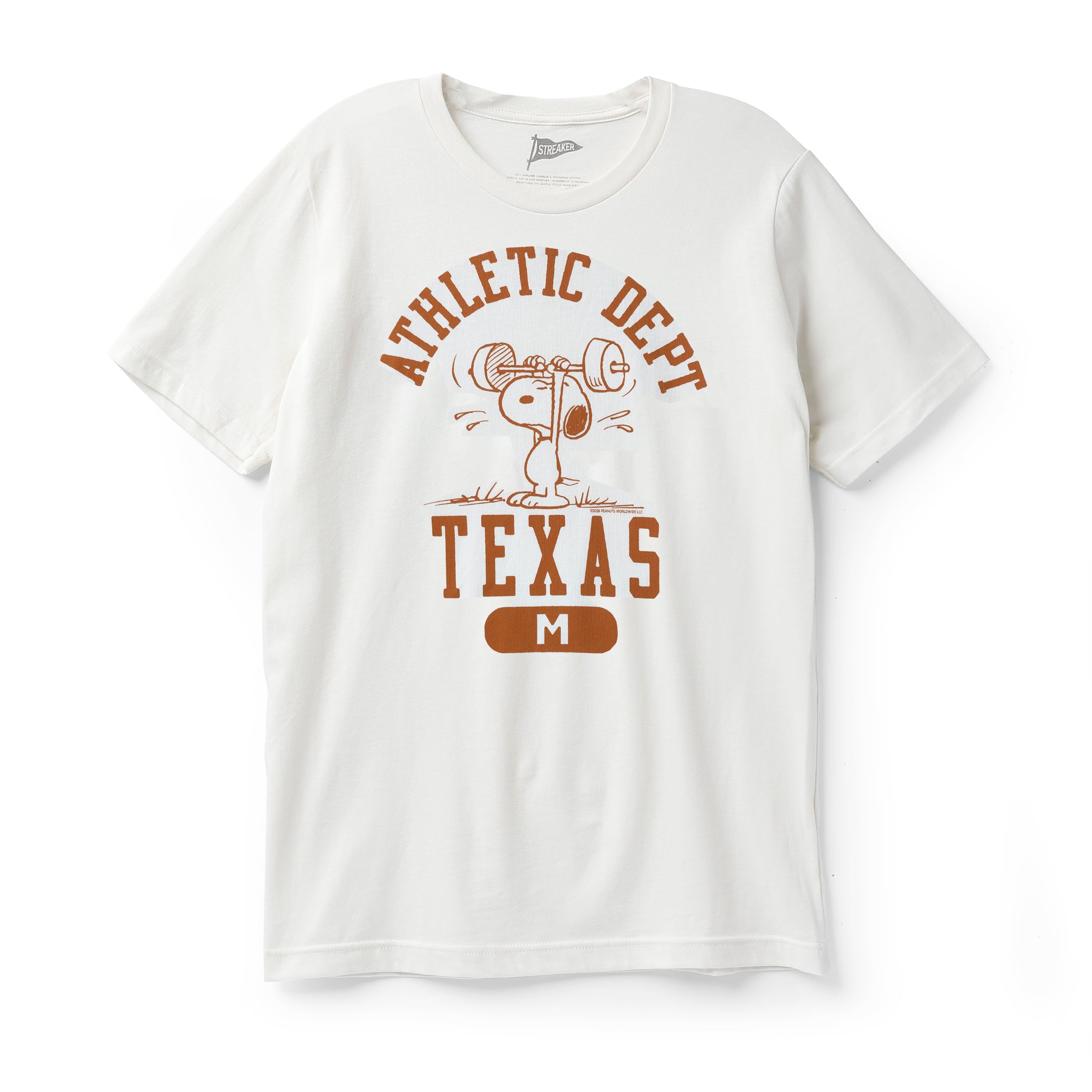 Texas Longhorns Snoopy Athletic Dept Tee