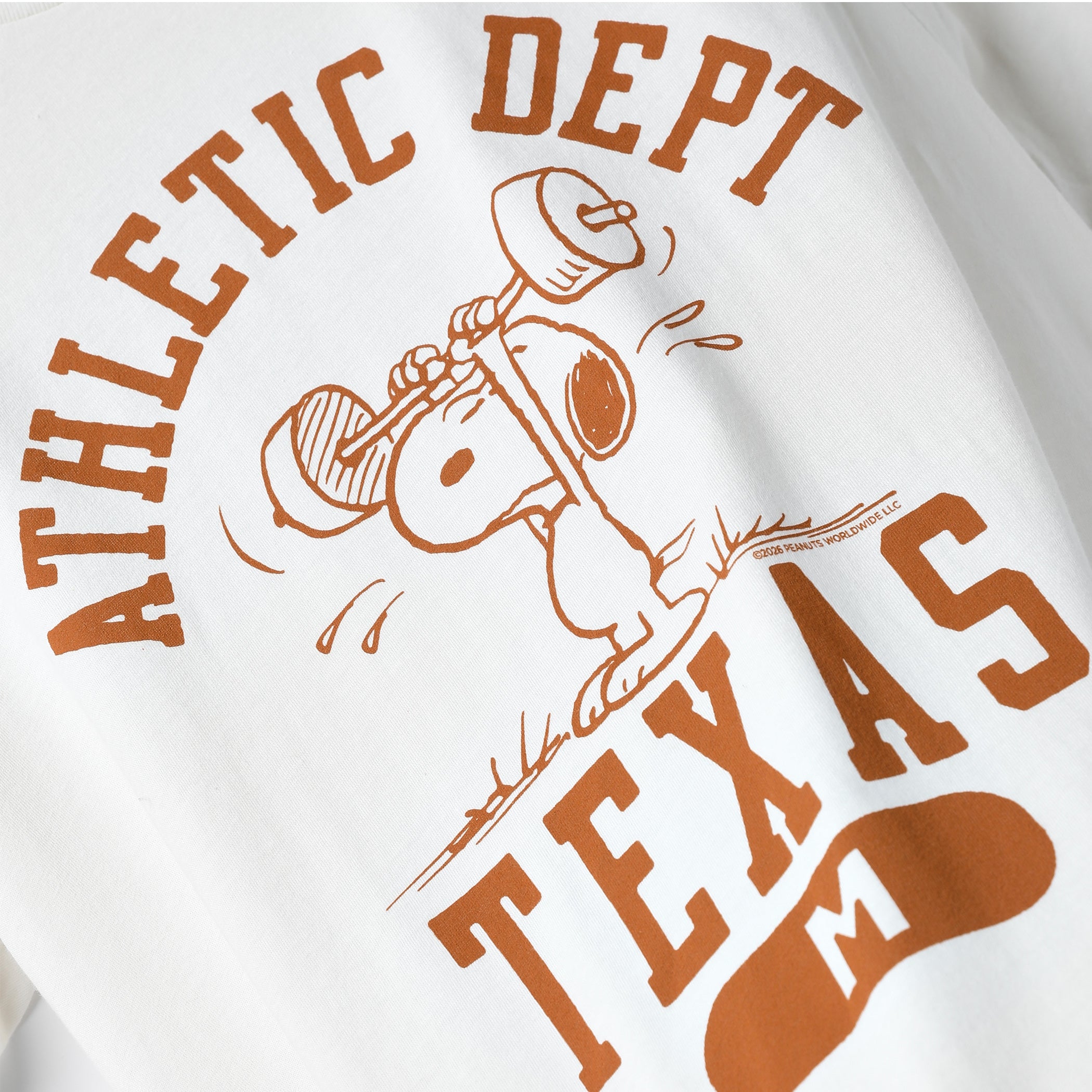 Texas Longhorns Snoopy Athletic Dept Tee