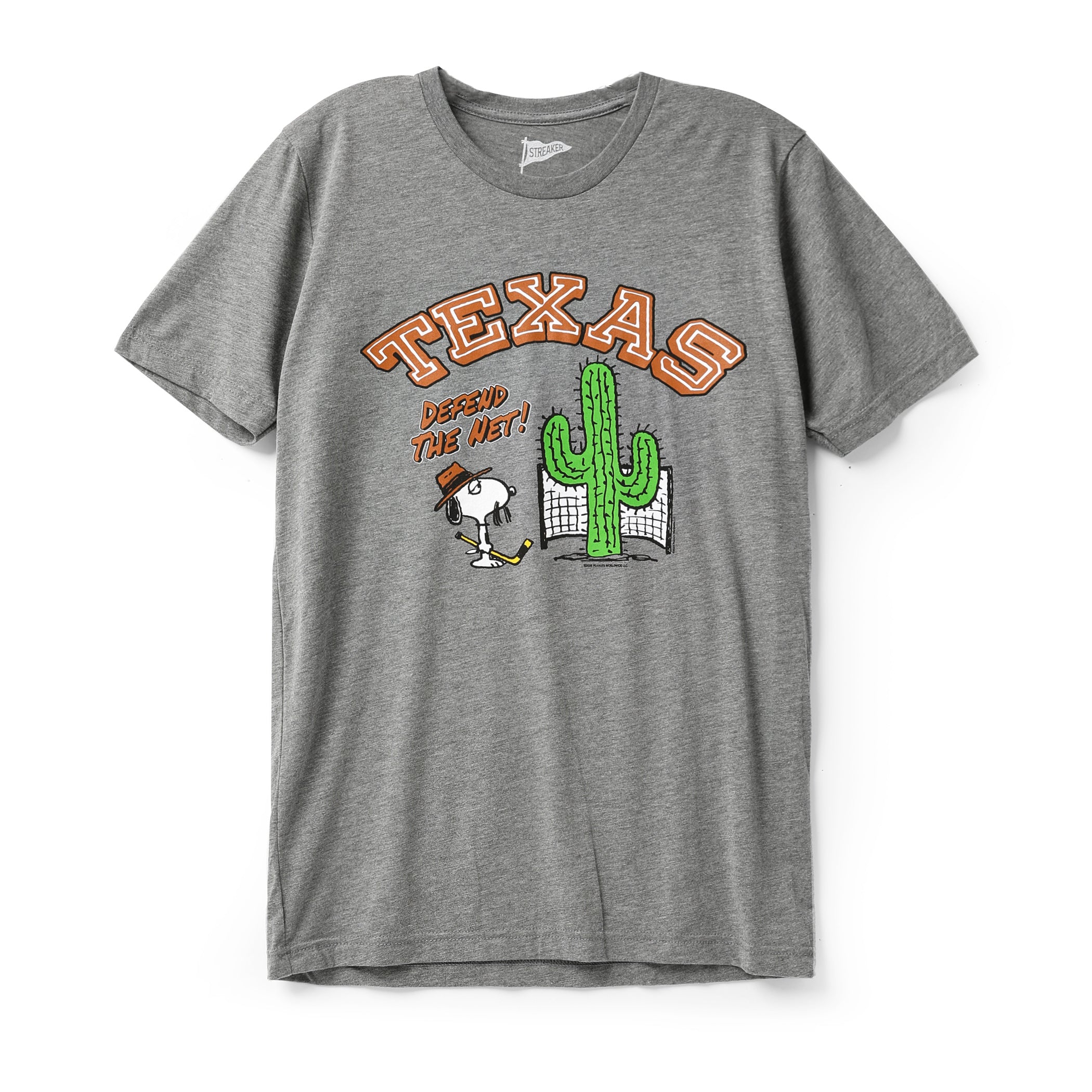 Texas Longhorns Peanuts Spike Cactus Blocking Net Tee