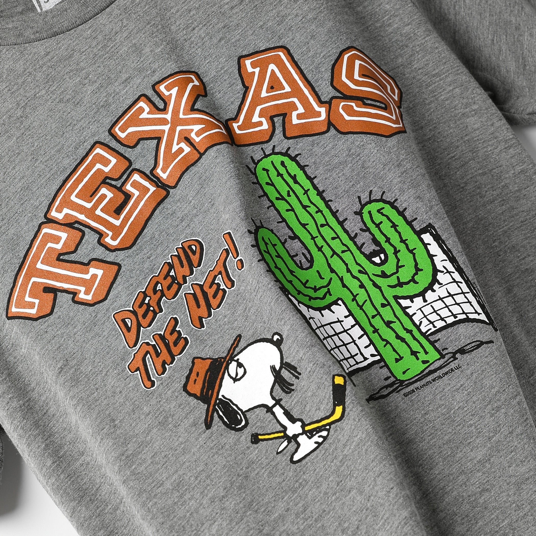Texas Longhorns Peanuts Spike Cactus Blocking Net Tee