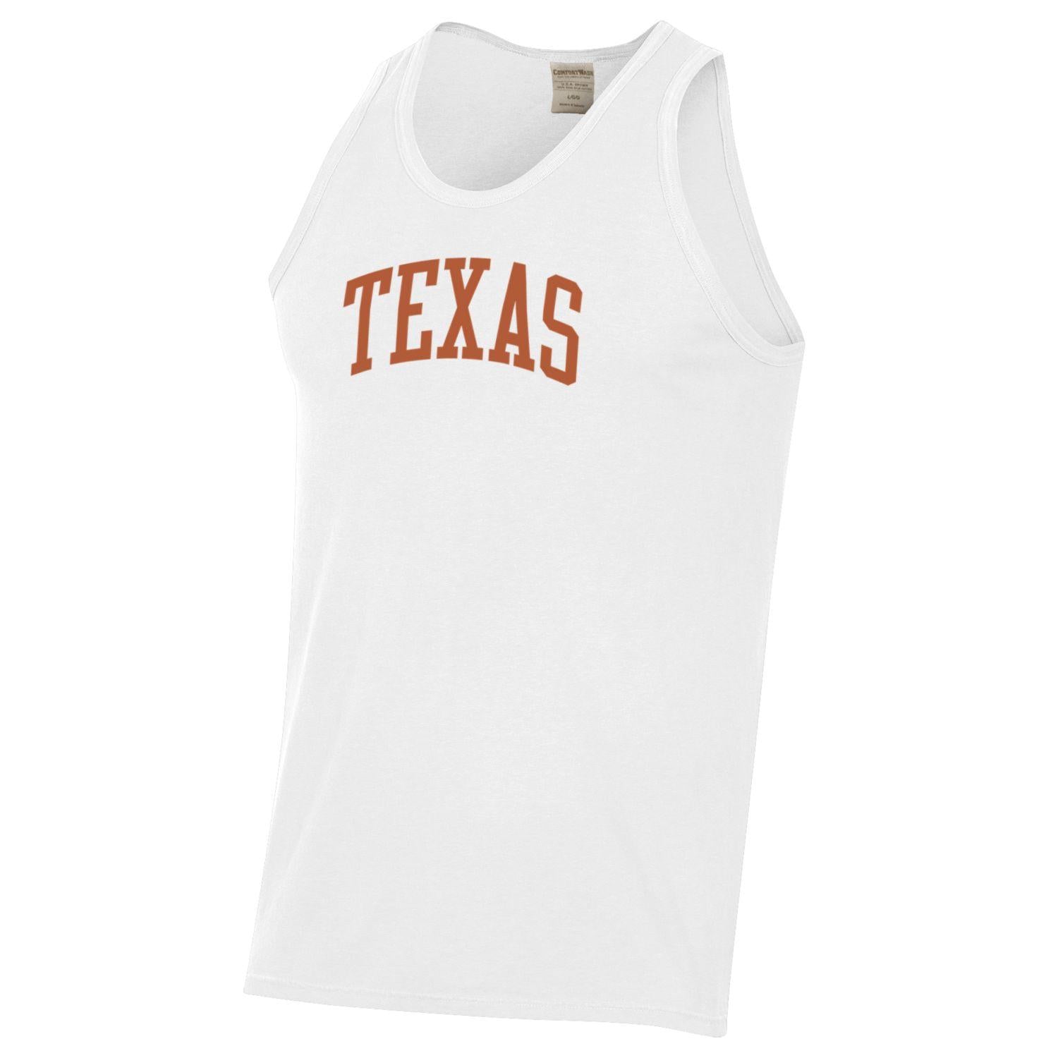 Texas Longhorns ComfortWash Arched Texas Tank Top