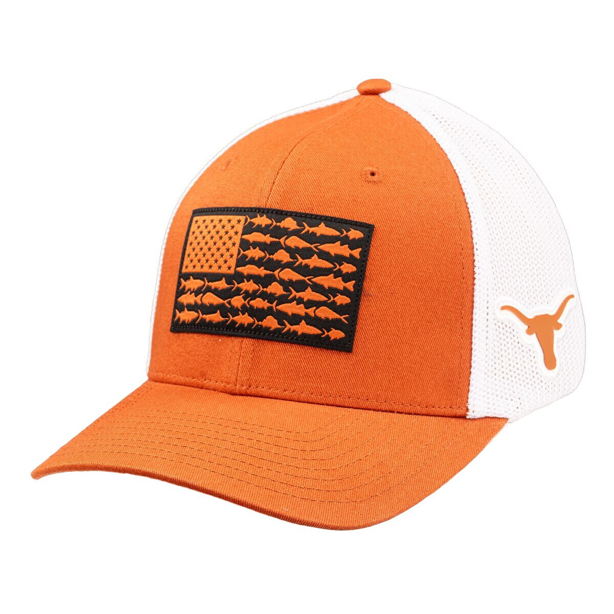 Columbia Texas Longhorns PFG Mesh Fish Flag Cap