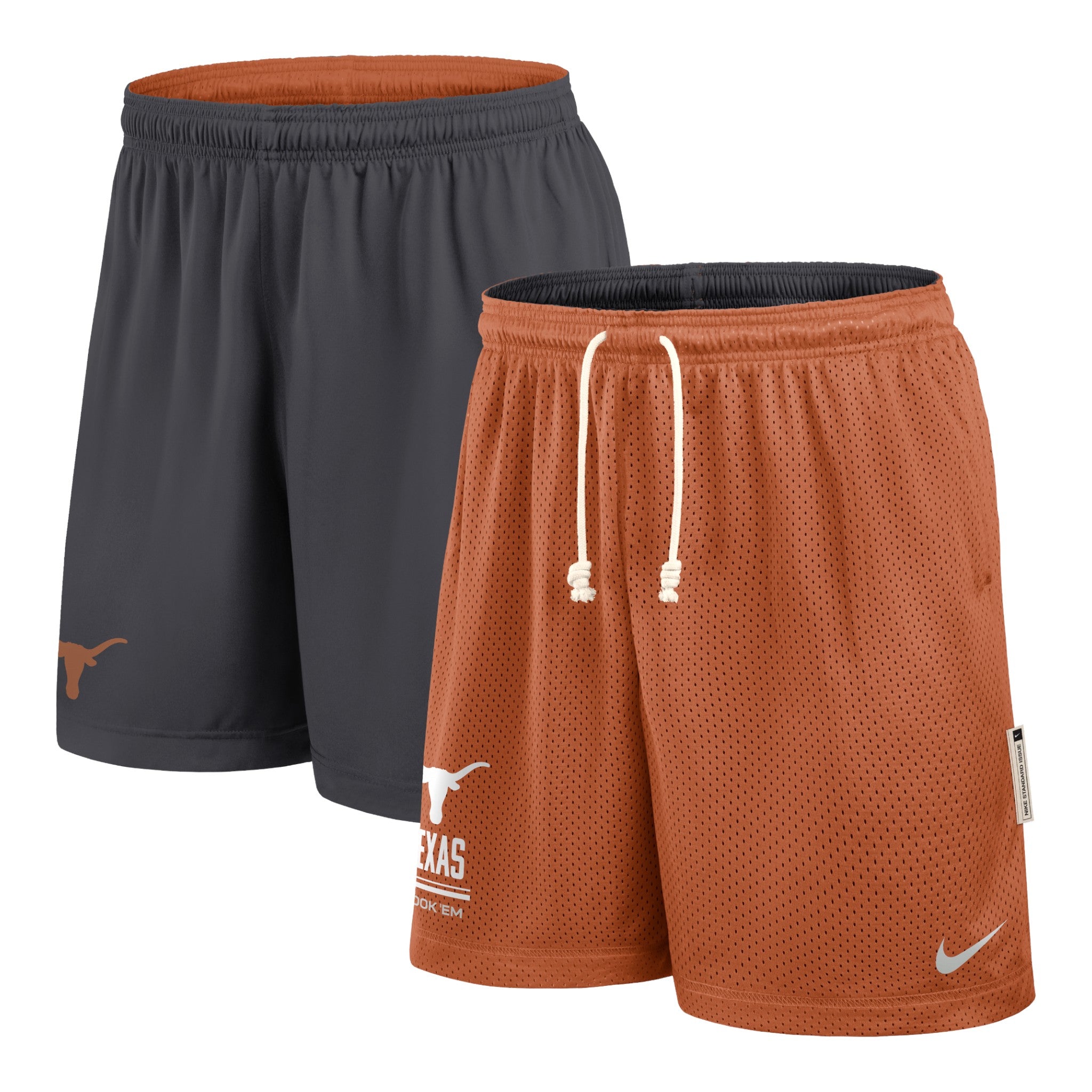 Nike Texas Longhorns Knit Reversible Dri-Fit Sideline Short