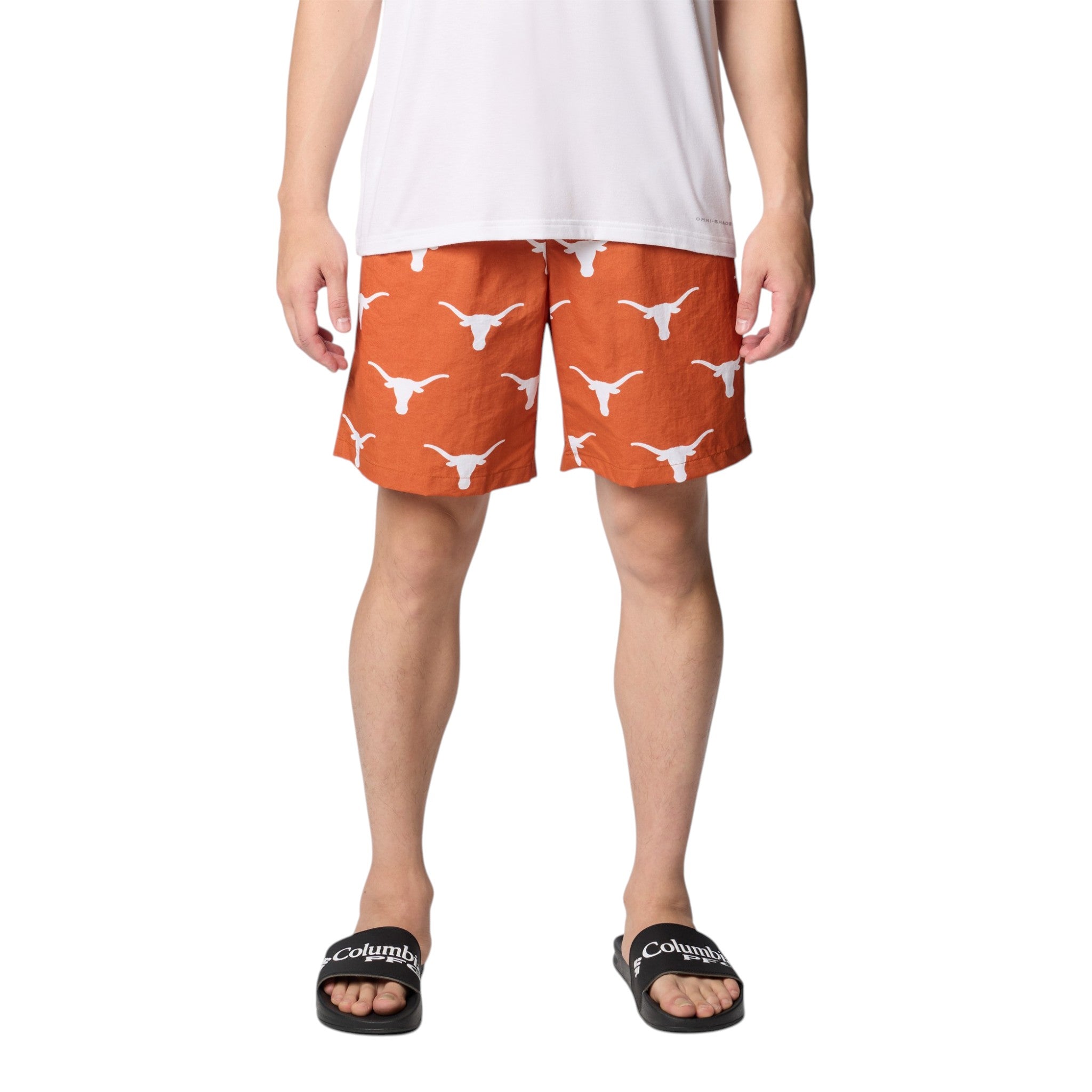 Columbia Texas Longhorns Backcast Omni-Shade Swim Shorts