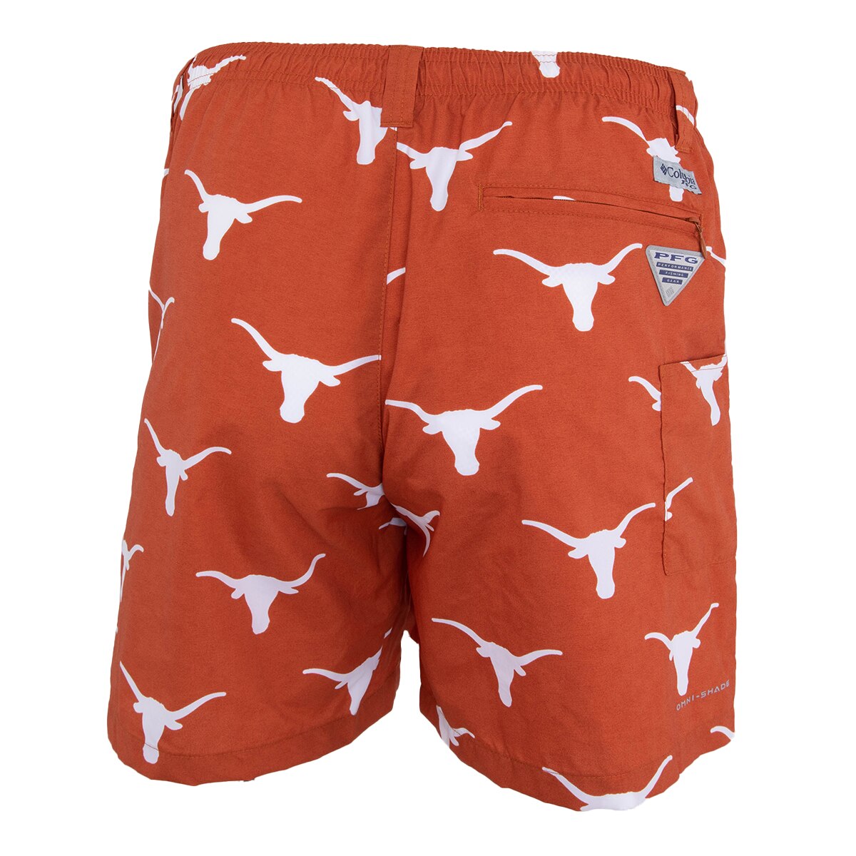 Columbia Texas Longhorns Backcast Omni-Shade Swim Shorts