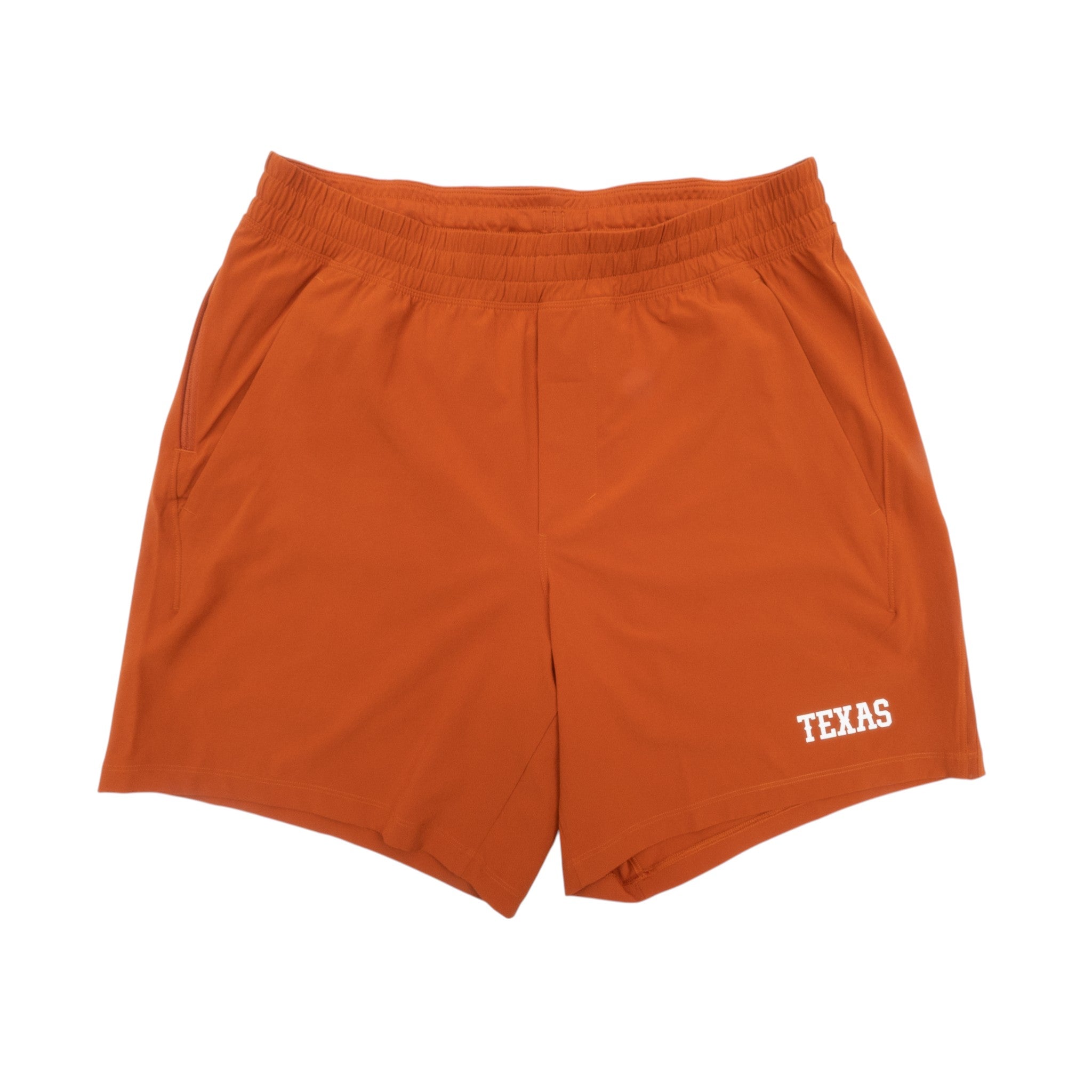 lululemon Texas Longhorns 7" Pace Breaker Linerless Short Burnt Orange