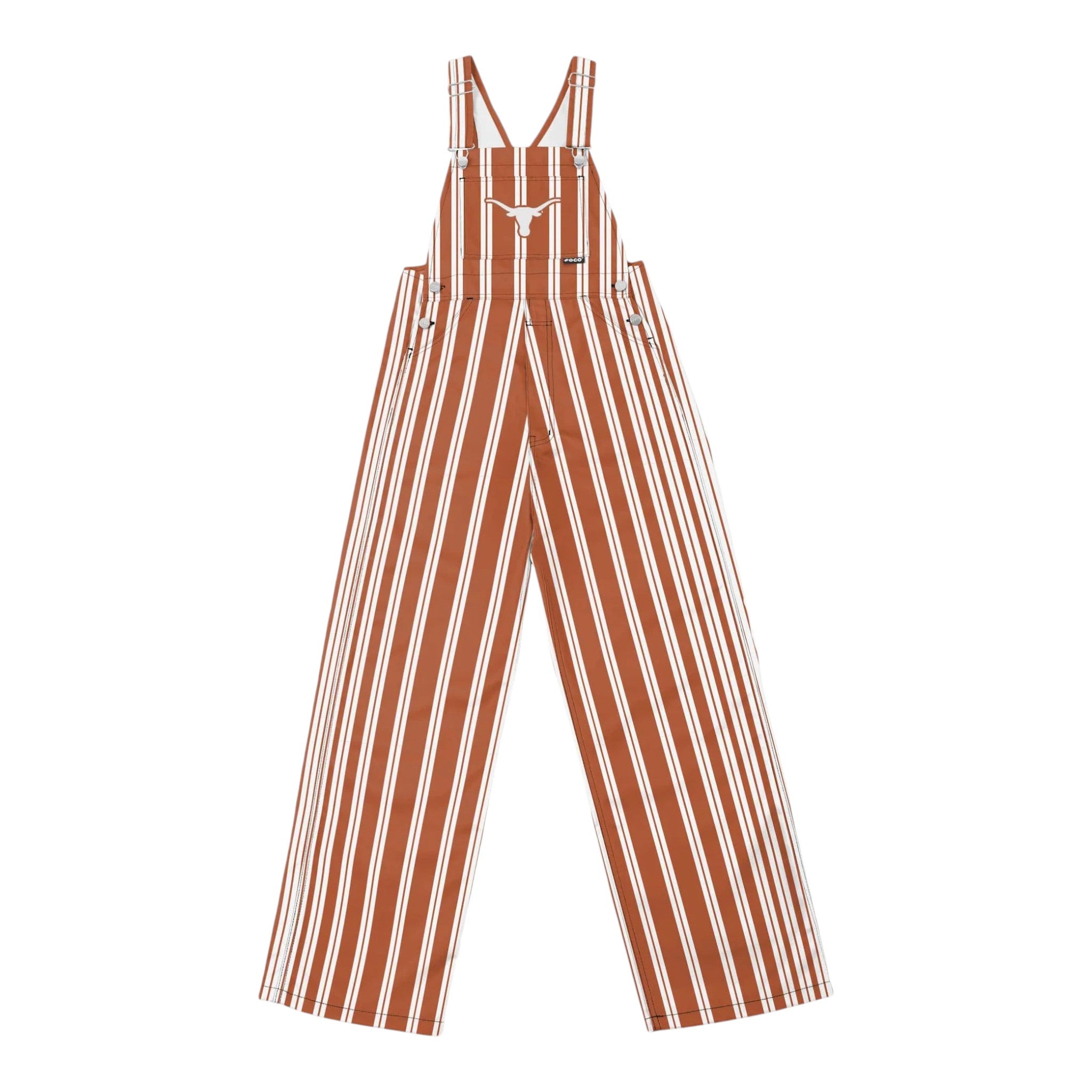 Texas Longhorns Striped Bevo Overalls