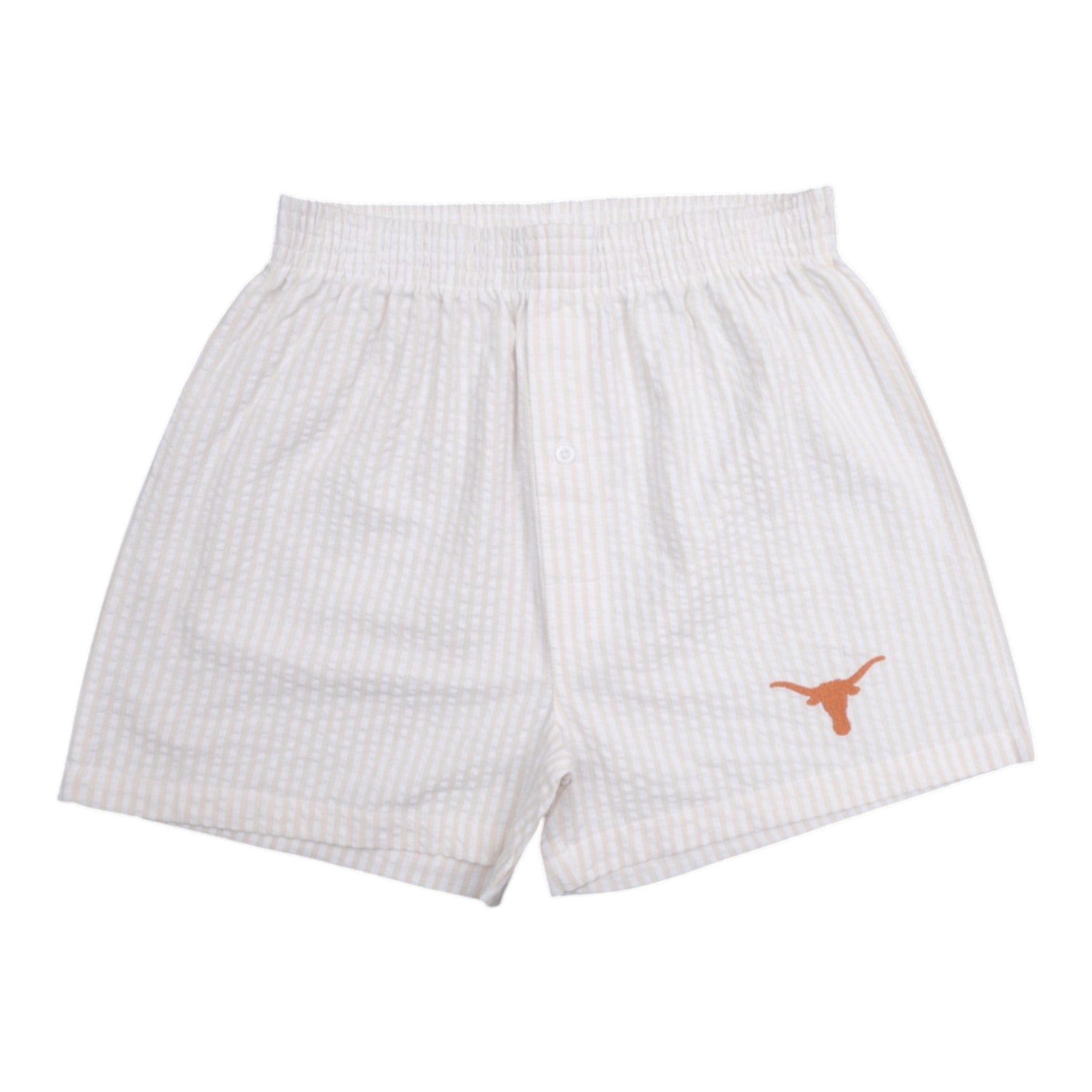 Texas Longhorns Copeland Short Sleeve Top and Boxer Set Tan