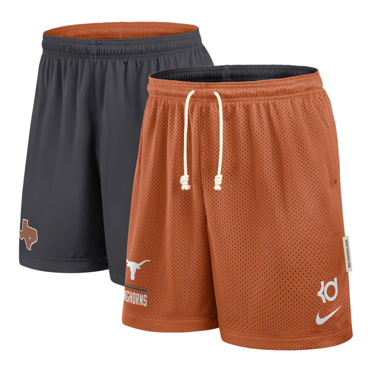 Nike Texas Longhorns Kevin Durant Courtside Knit Reversible Short