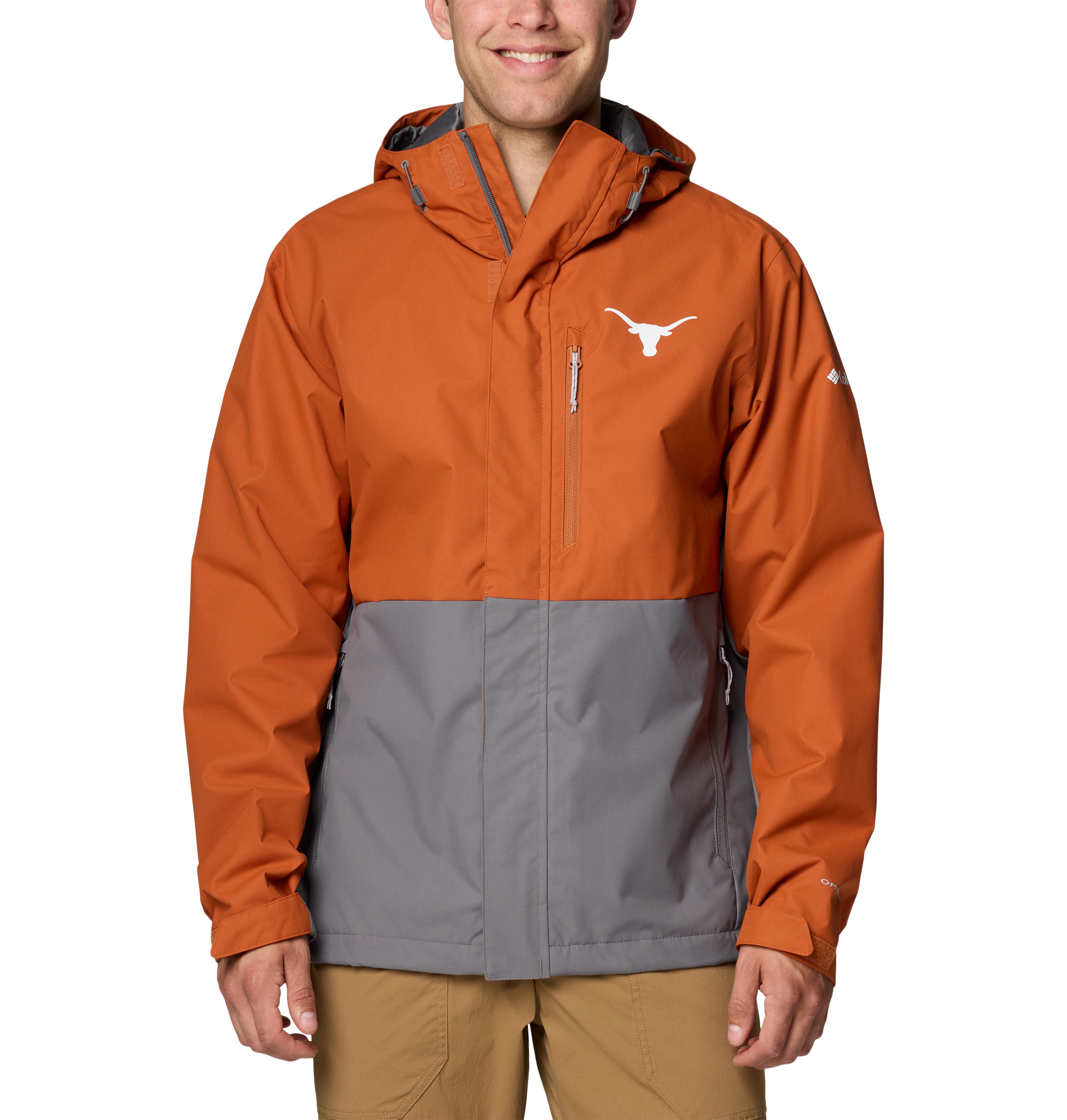Columbia Texas Longhorns Field Bound Jacket Burnt Orange