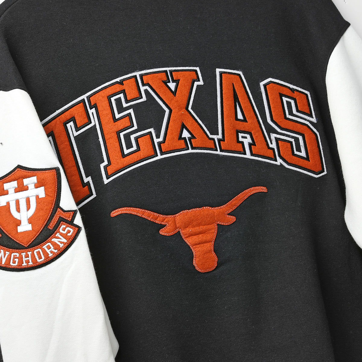 Champion Texas Longhorns Skybox Fleece Varsity Jacket