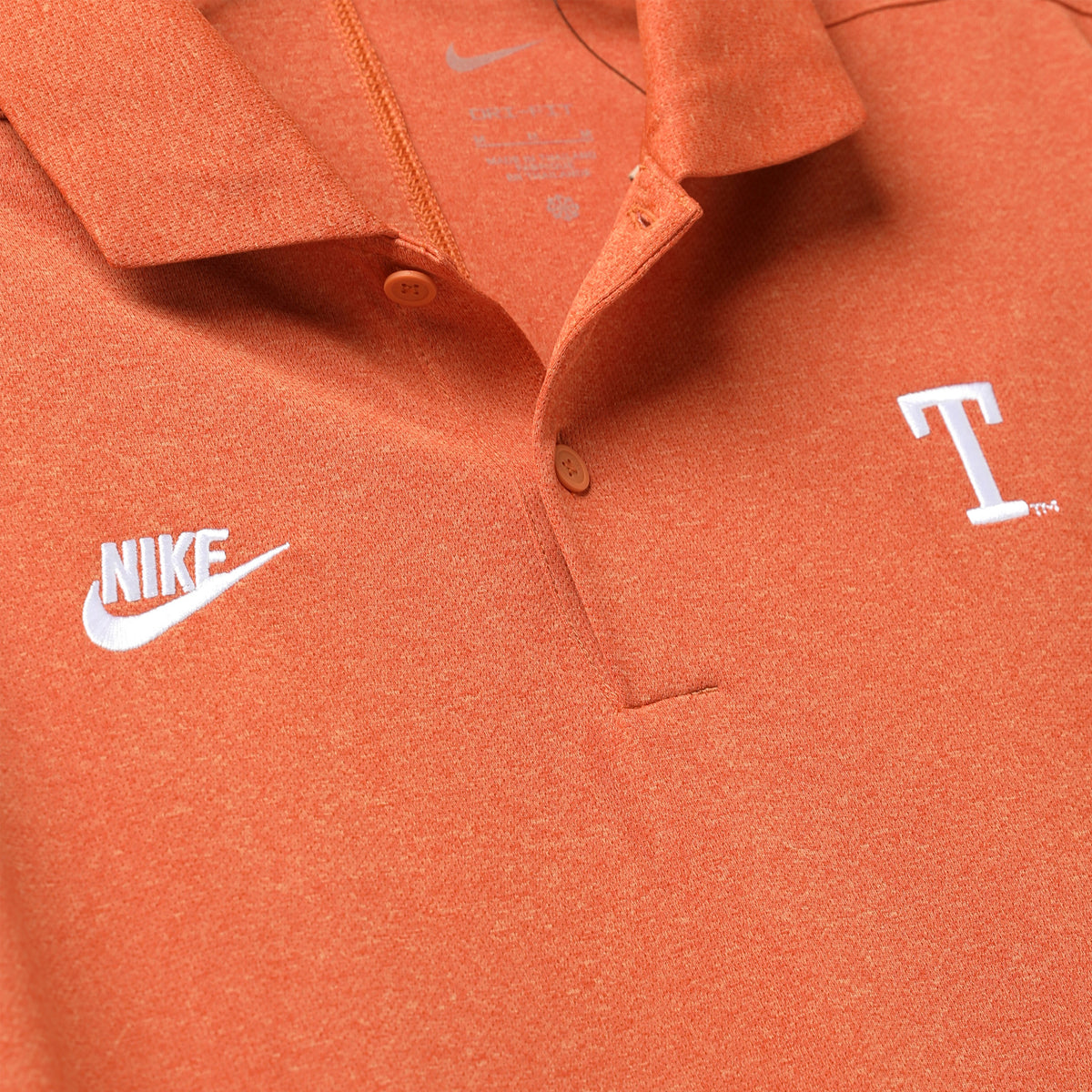 Nike Texas Longhorns Vault T Victory Heathered Plus Polo