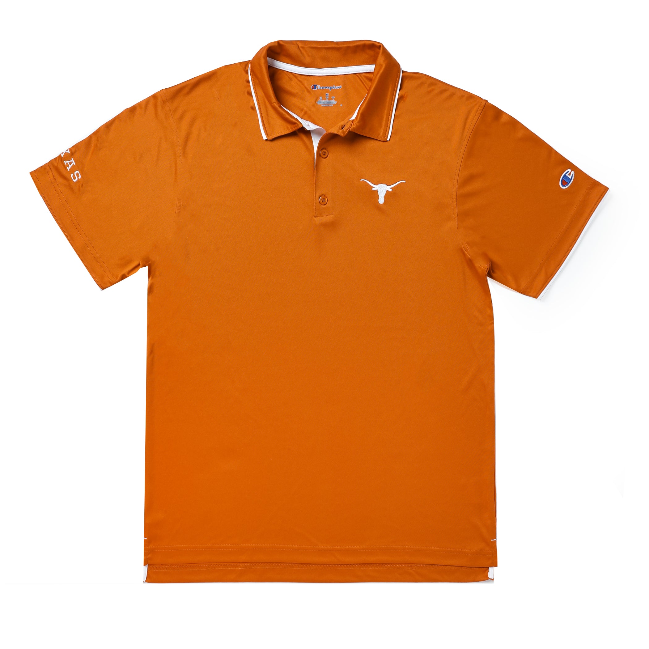 Champion Texas Longhorns Skybox Colorblock Piping Polo
