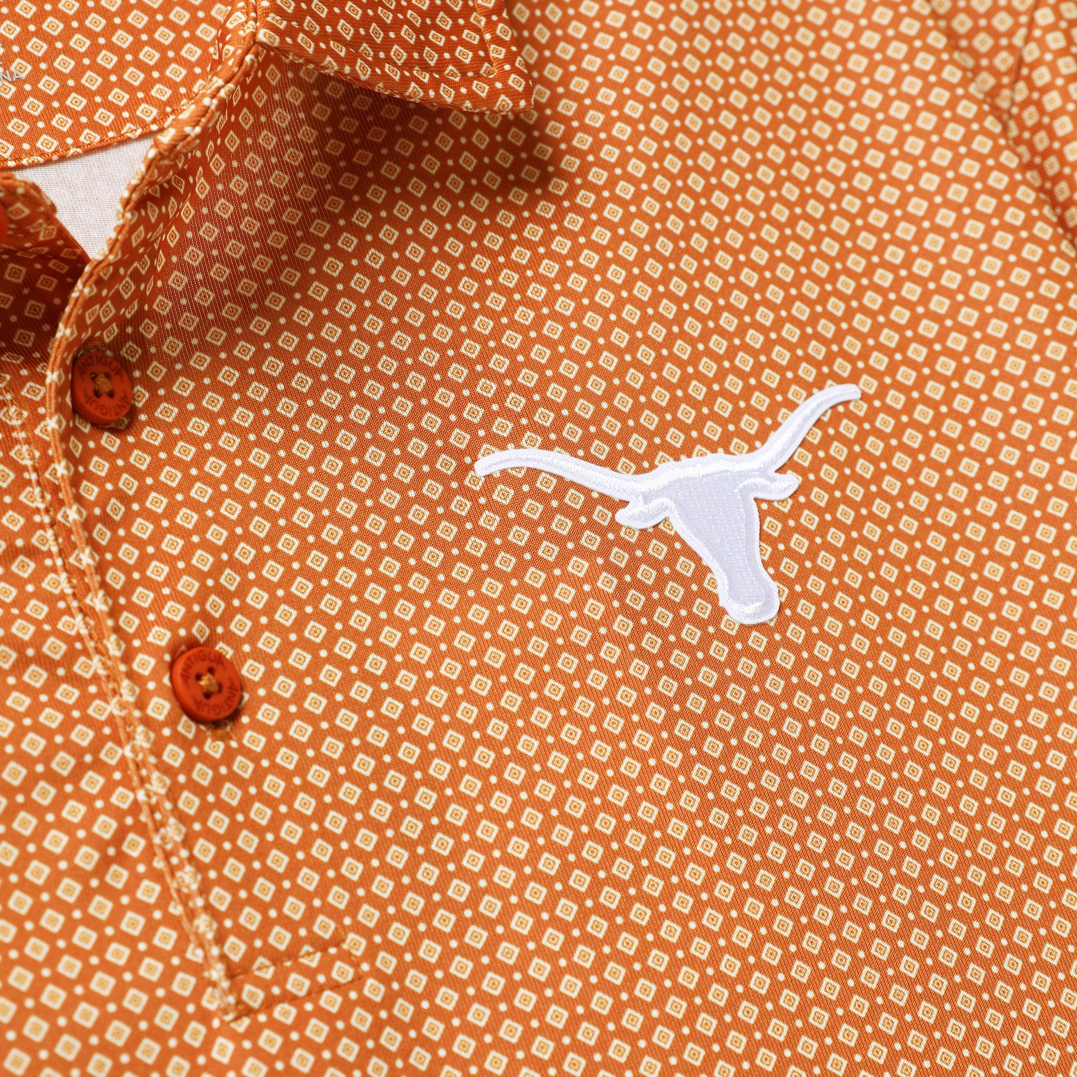 Antigua Texas Longhorns Trellis Polo