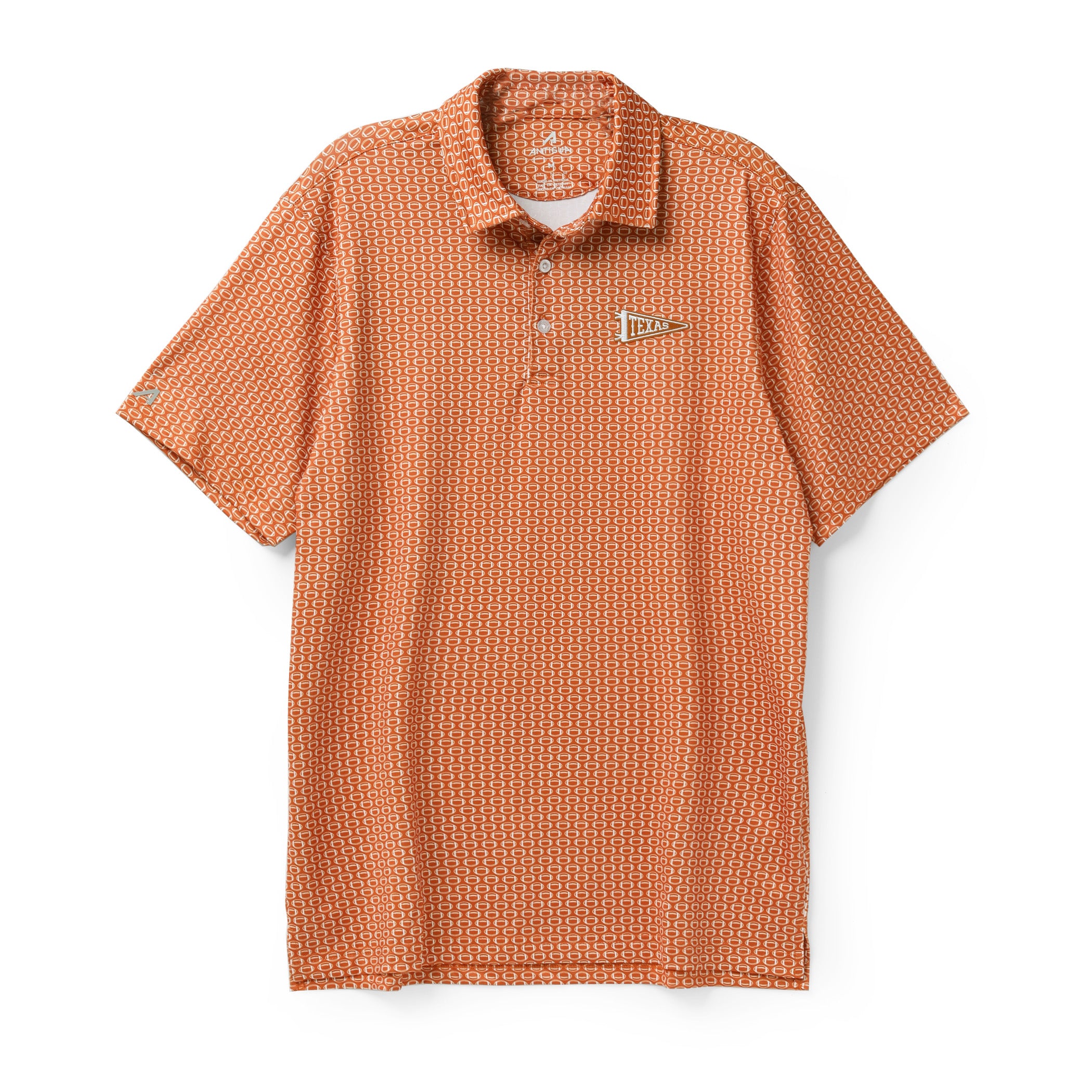 Antigua Texas Longhorns Huddle Pennant Polo